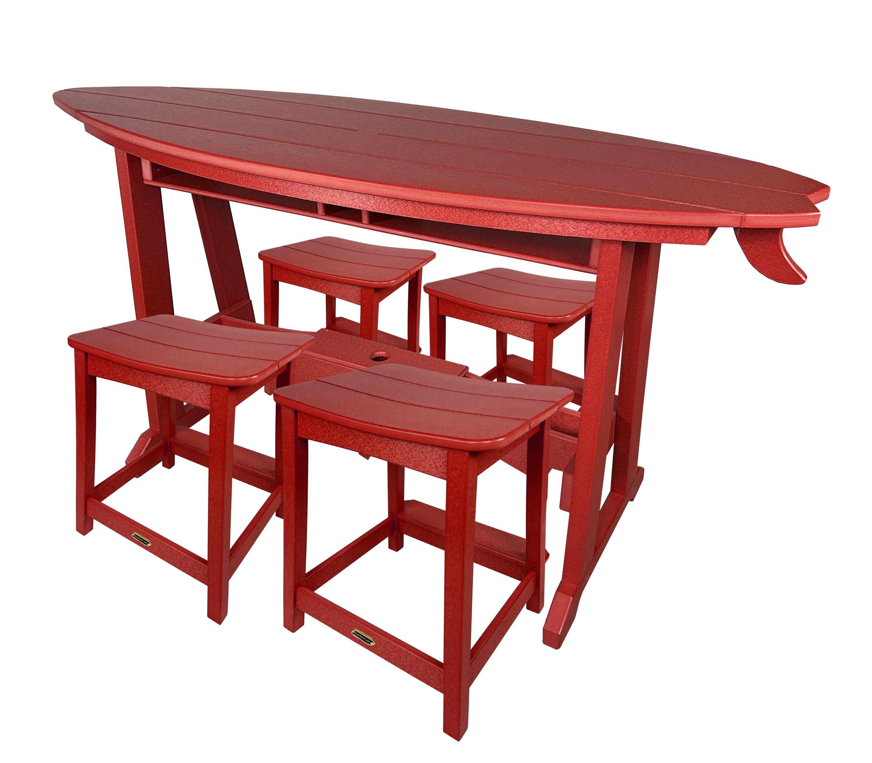 5-Piece Surf's Up Stool Set - New