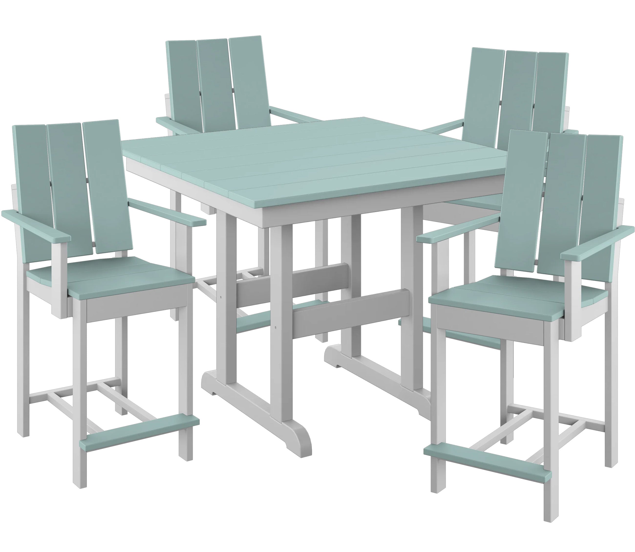 5-Piece Modern Adirondack Counter Set