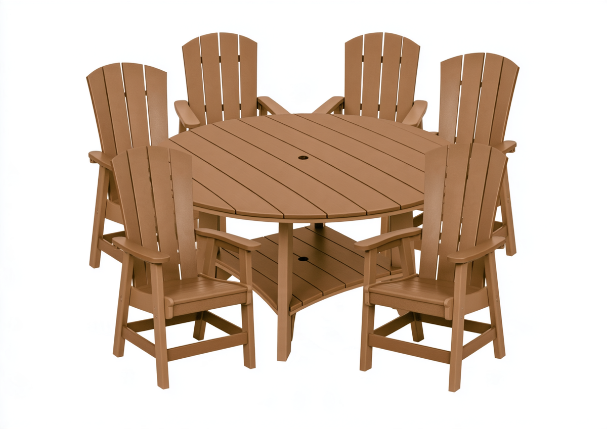 7-Piece Haven 60" Round Dining Set