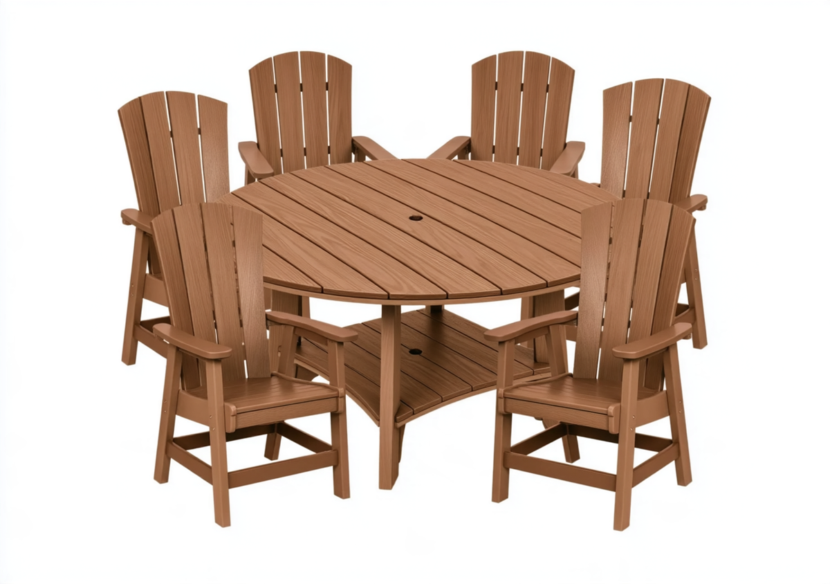 7-Piece Haven 60" Round Dining Set