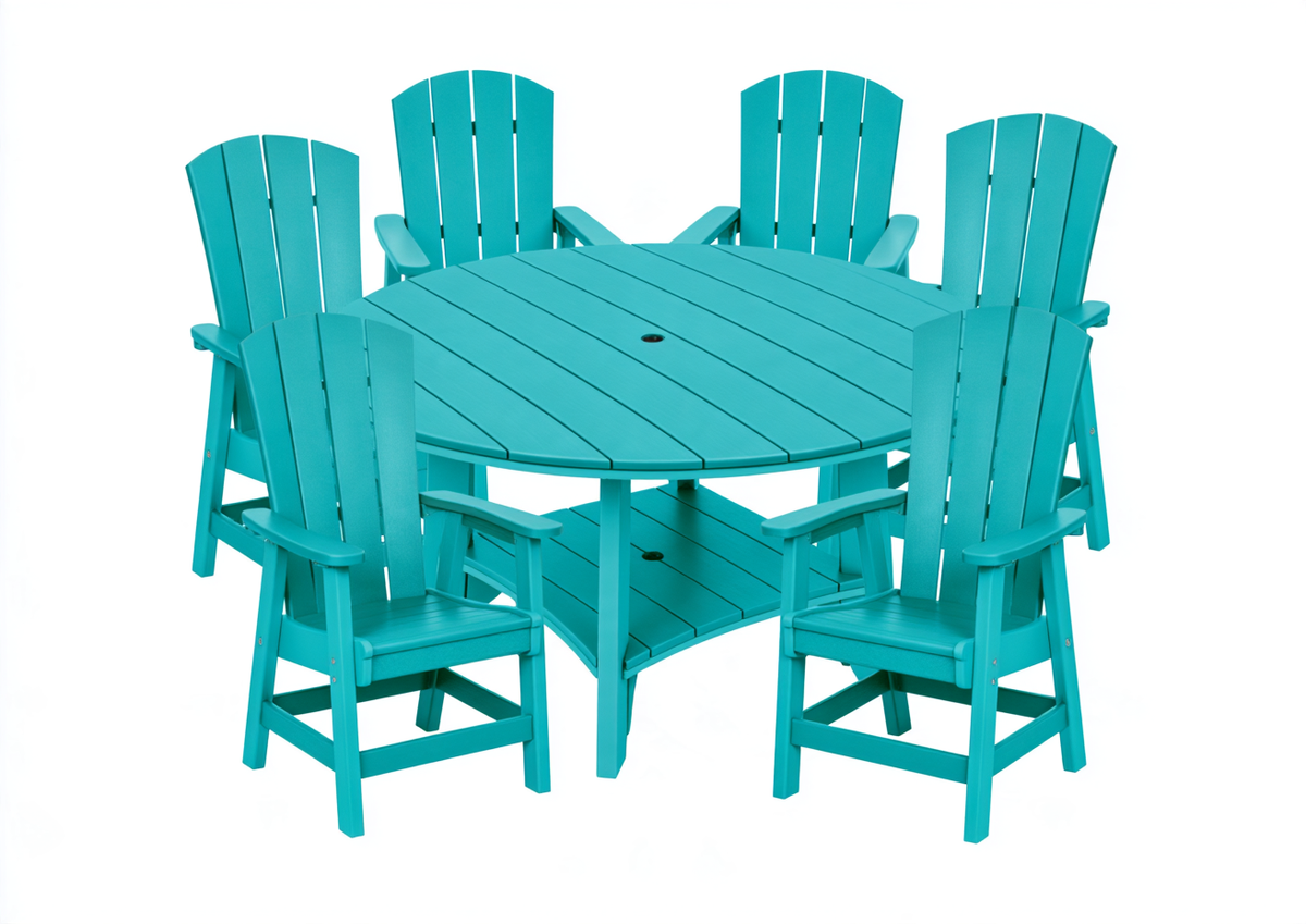 7-Piece Haven 60" Round Dining Set