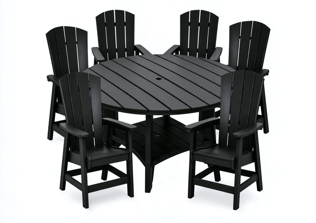 7-Piece Haven 60" Round Dining Set