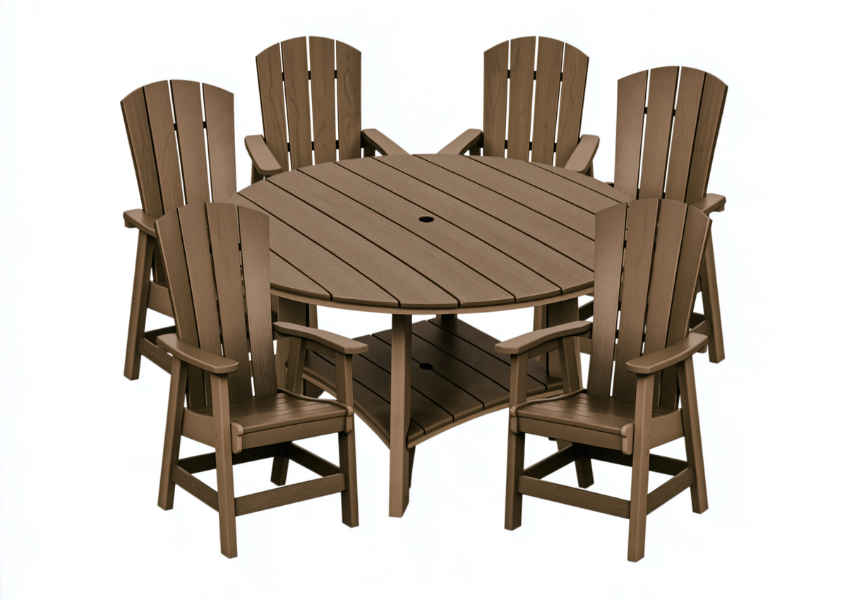 7-Piece Haven 60" Round Dining Set