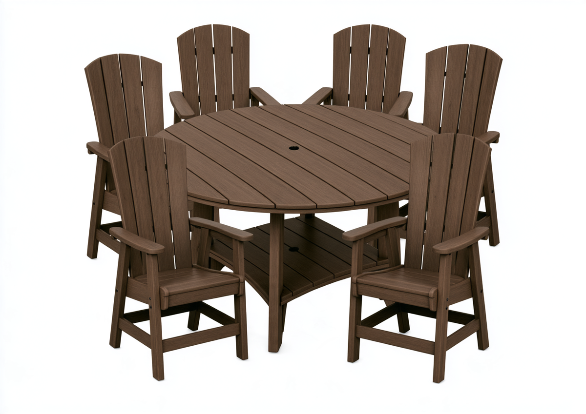 7-Piece Haven 60" Round Dining Set