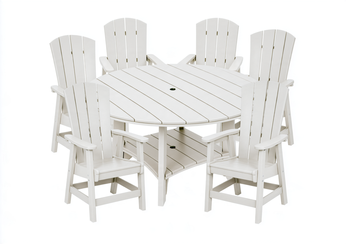 7-Piece Haven 60" Round Dining Set
