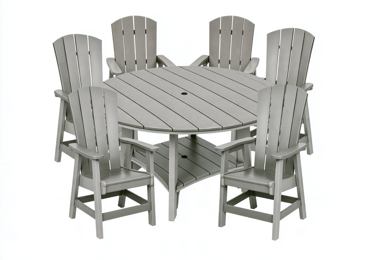 7-Piece Haven 60" Round Dining Set