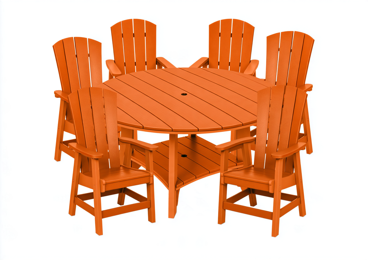 7-Piece Haven 60" Round Dining Set