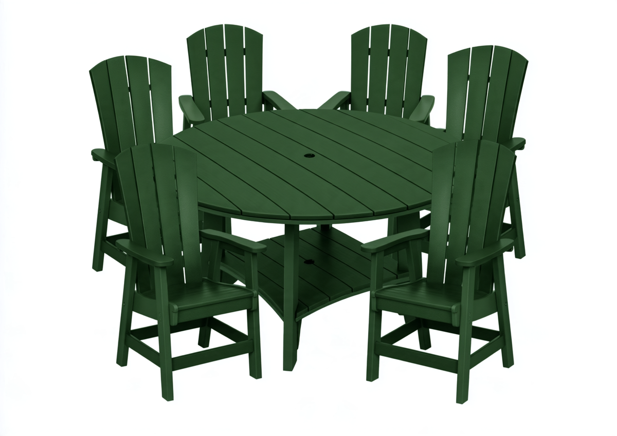 7-Piece Haven 60" Round Dining Set