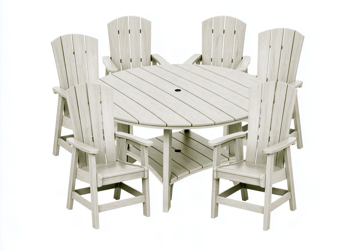 7-Piece Haven 60" Round Dining Set