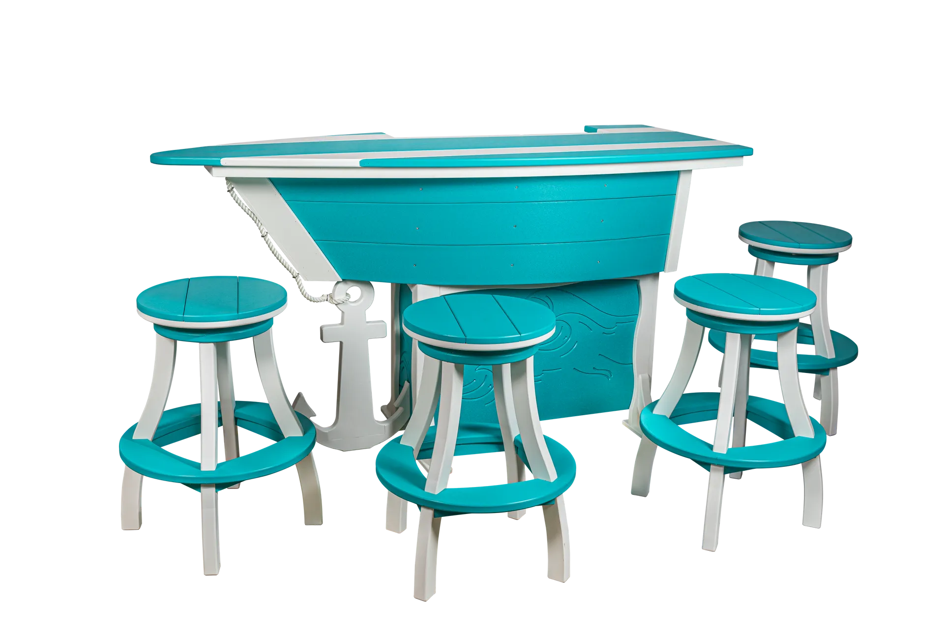 5-Piece 6'ft Nautical Bar Set