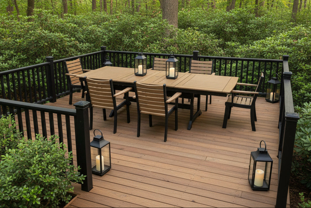 9-Piece Extension Brookshire Dining Table Set