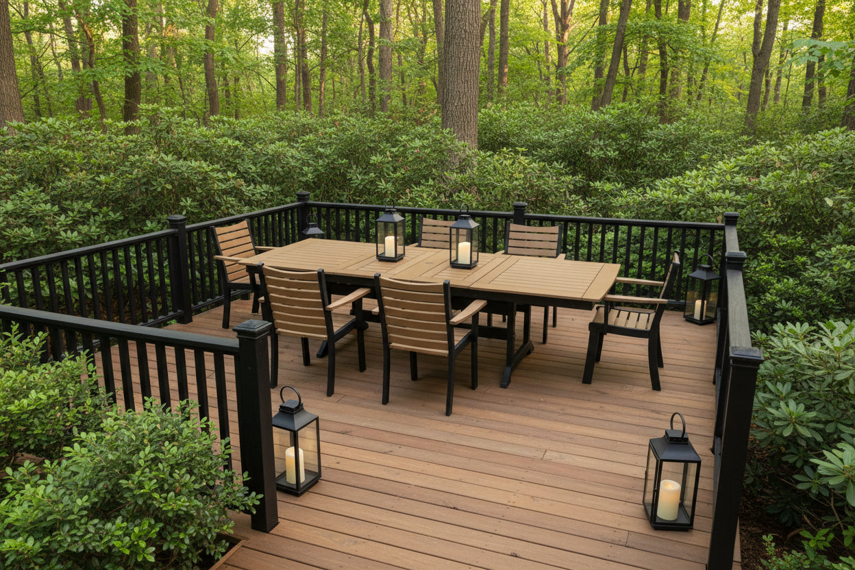 9-Piece Extension Brookshire Dining Table Set