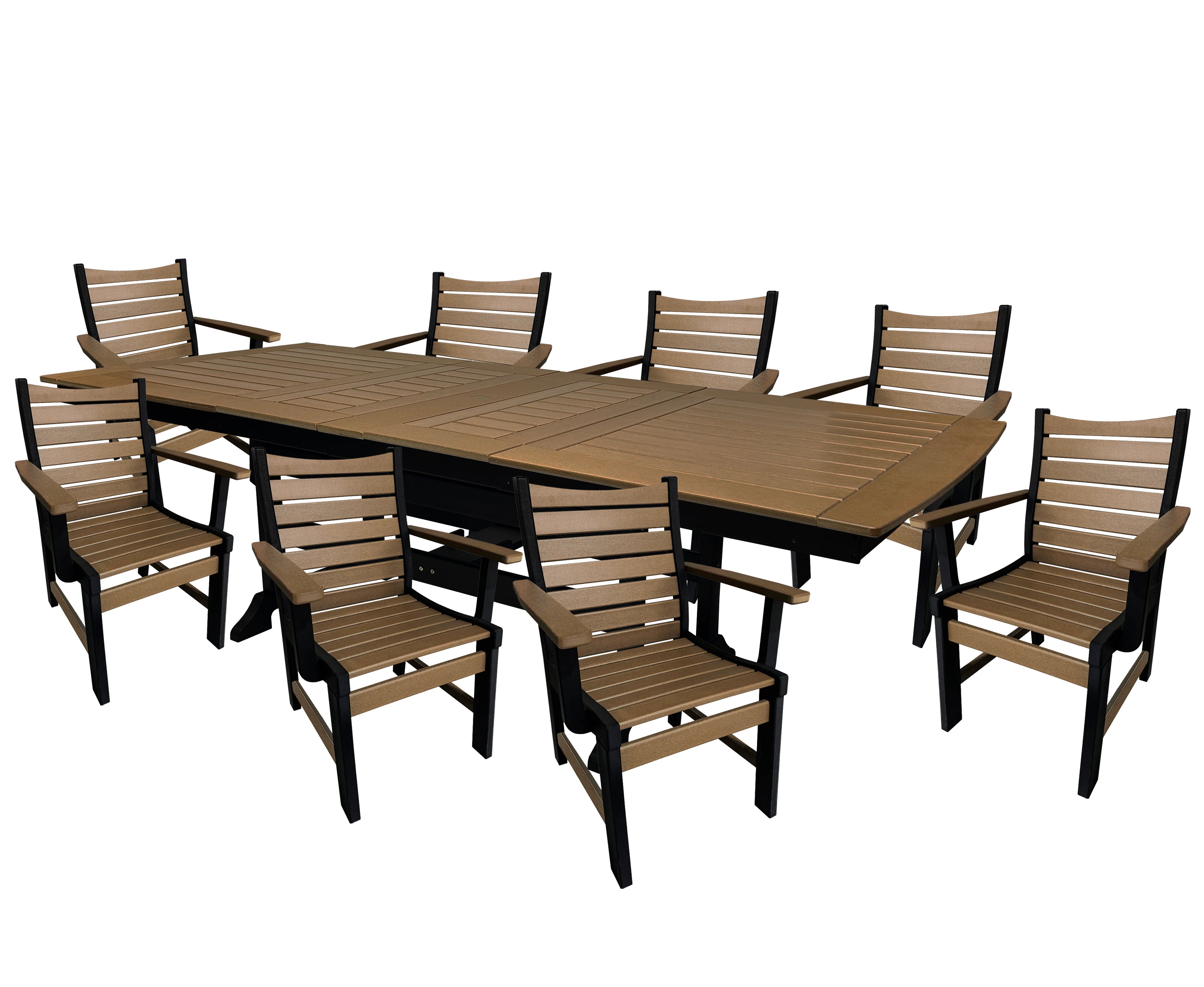 9-Piece Extension Brookshire Dining Table Set