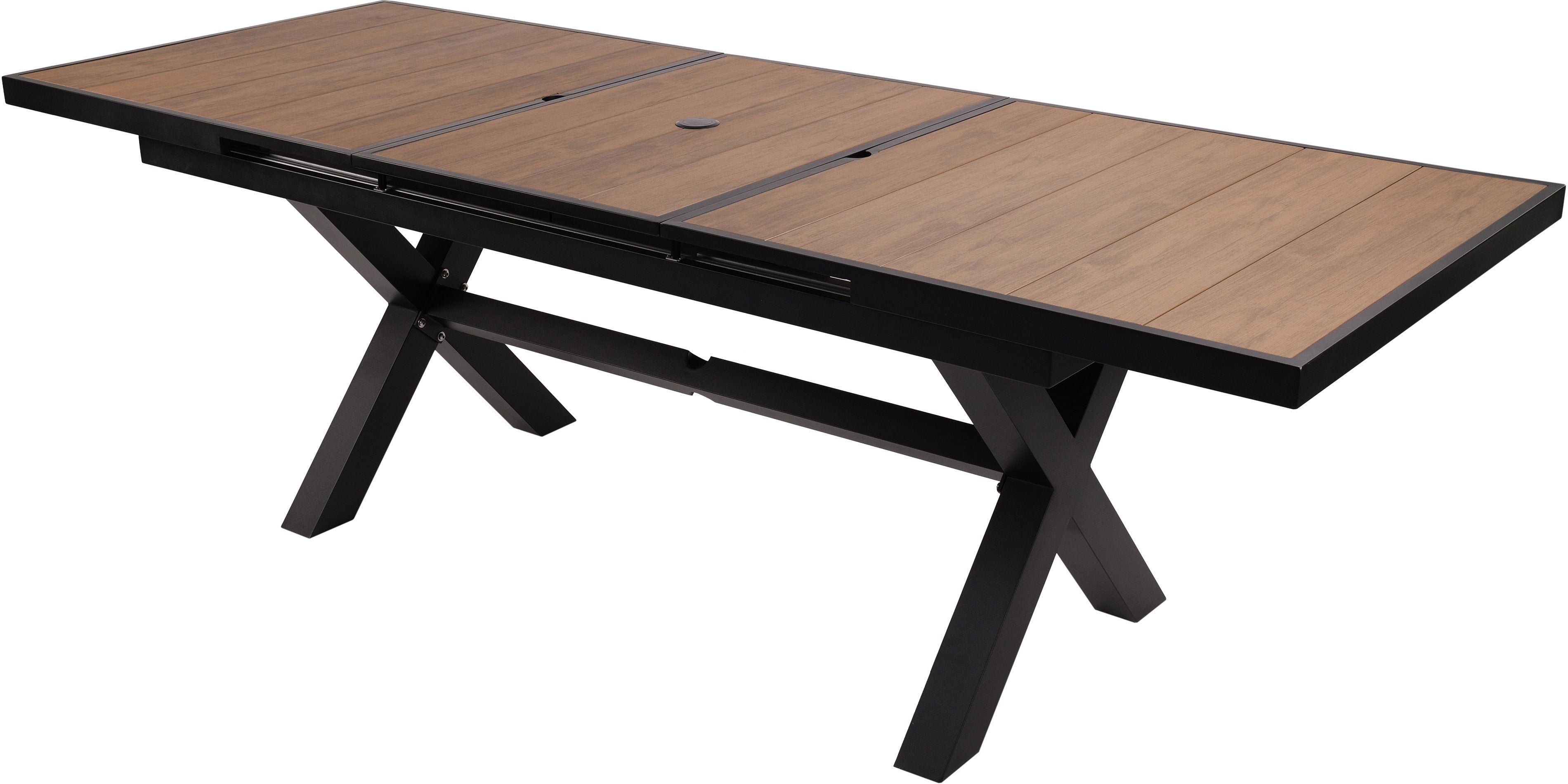 DURAWEATHER POLY® 9-Piece Extendable Outdoor Adirondack Dining Table Set