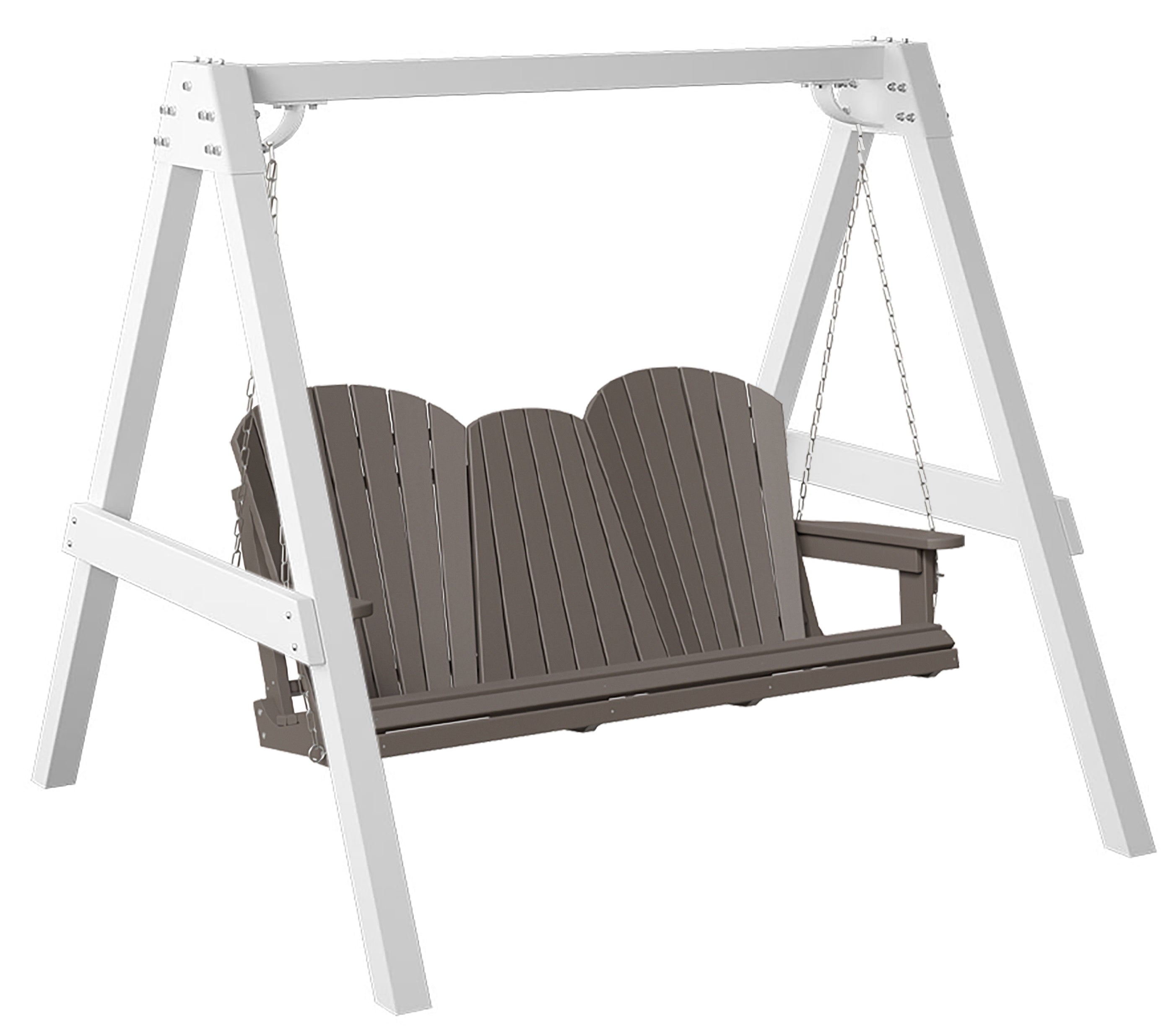 5'ft Porch Swing With Flip Down Tray & Arbor - New
