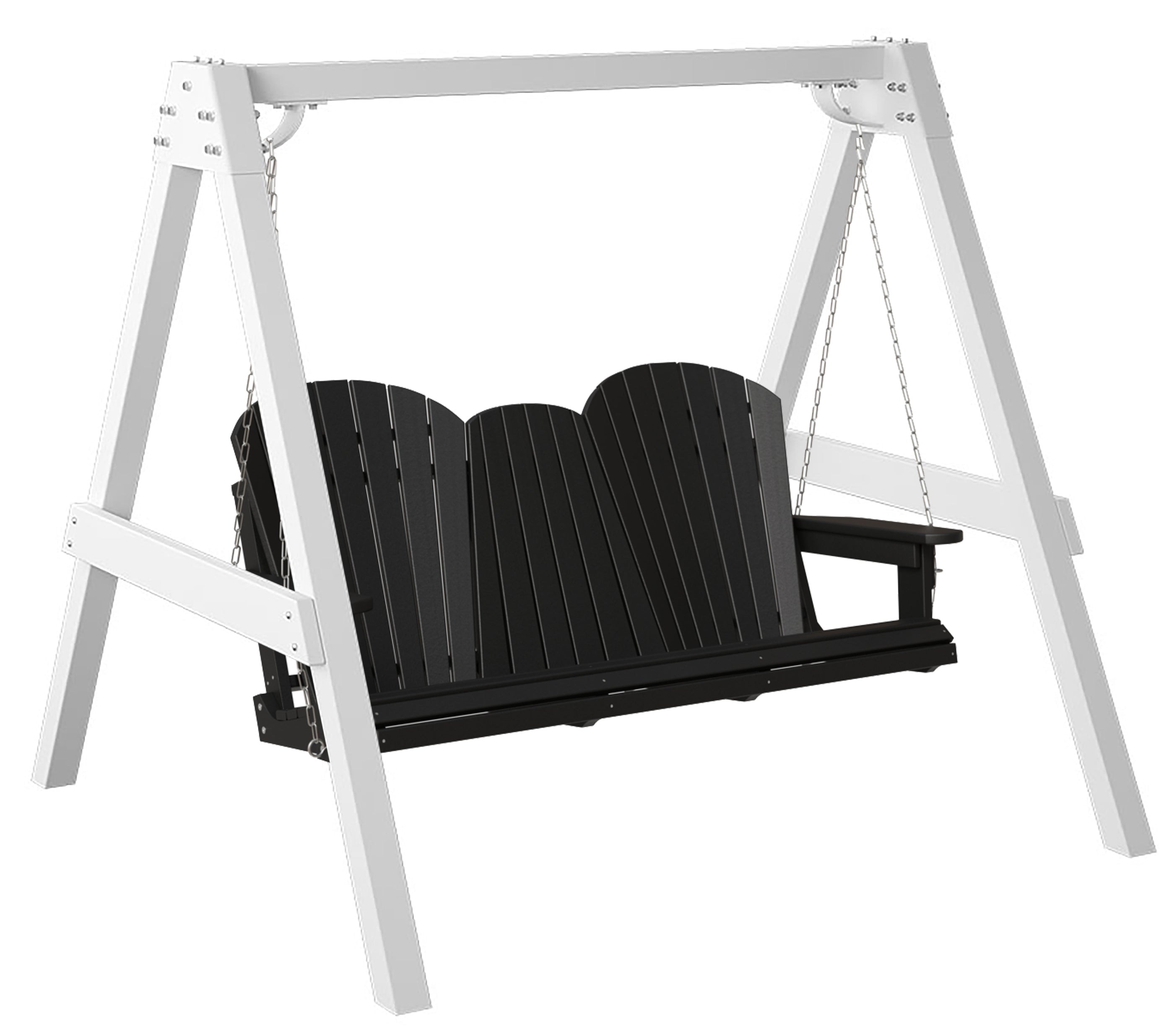 5'ft Porch Swing With Flip Down Tray & Arbor - New
