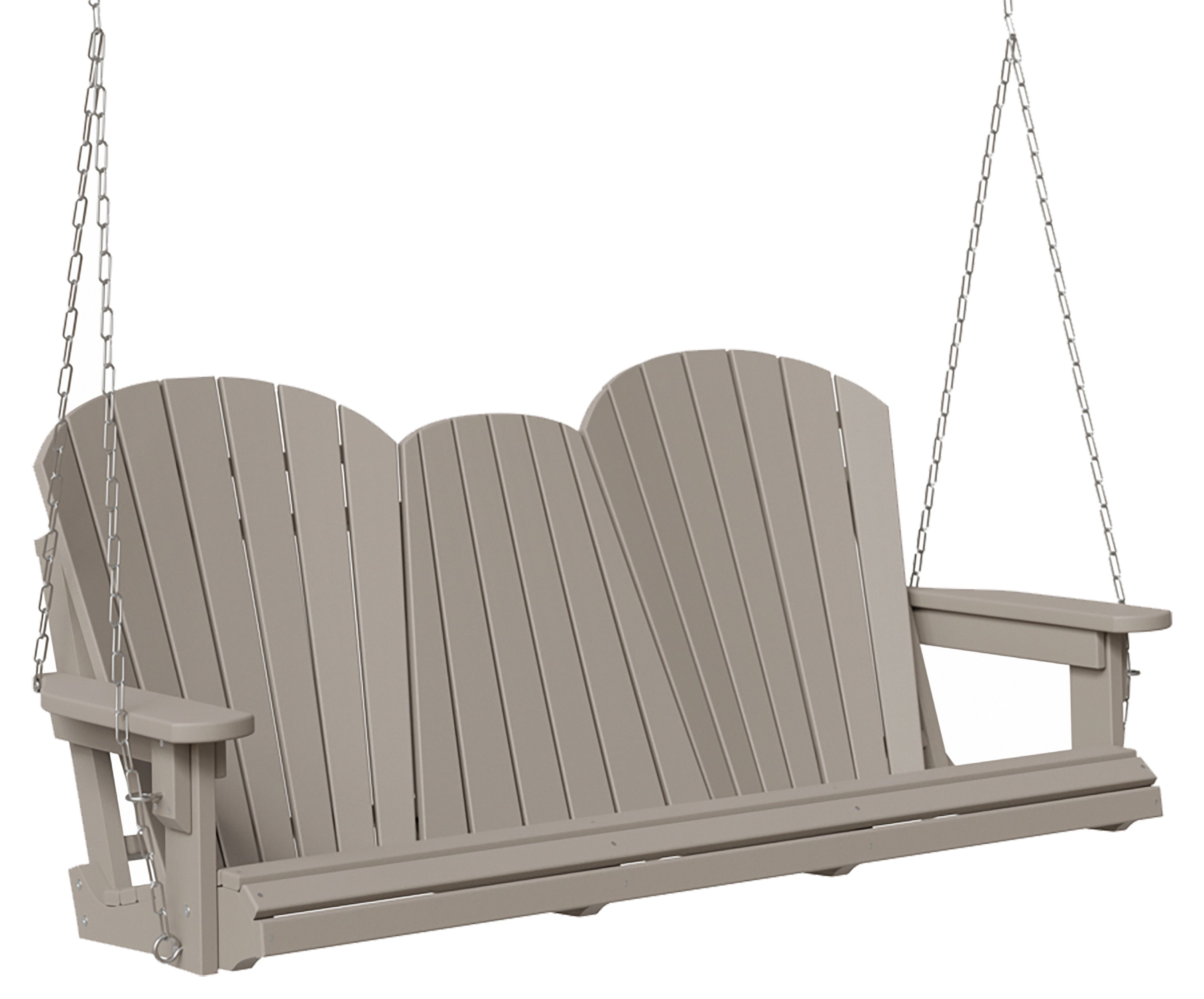 5'ft Porch Swing With Flip Down Tray & Arbor - New