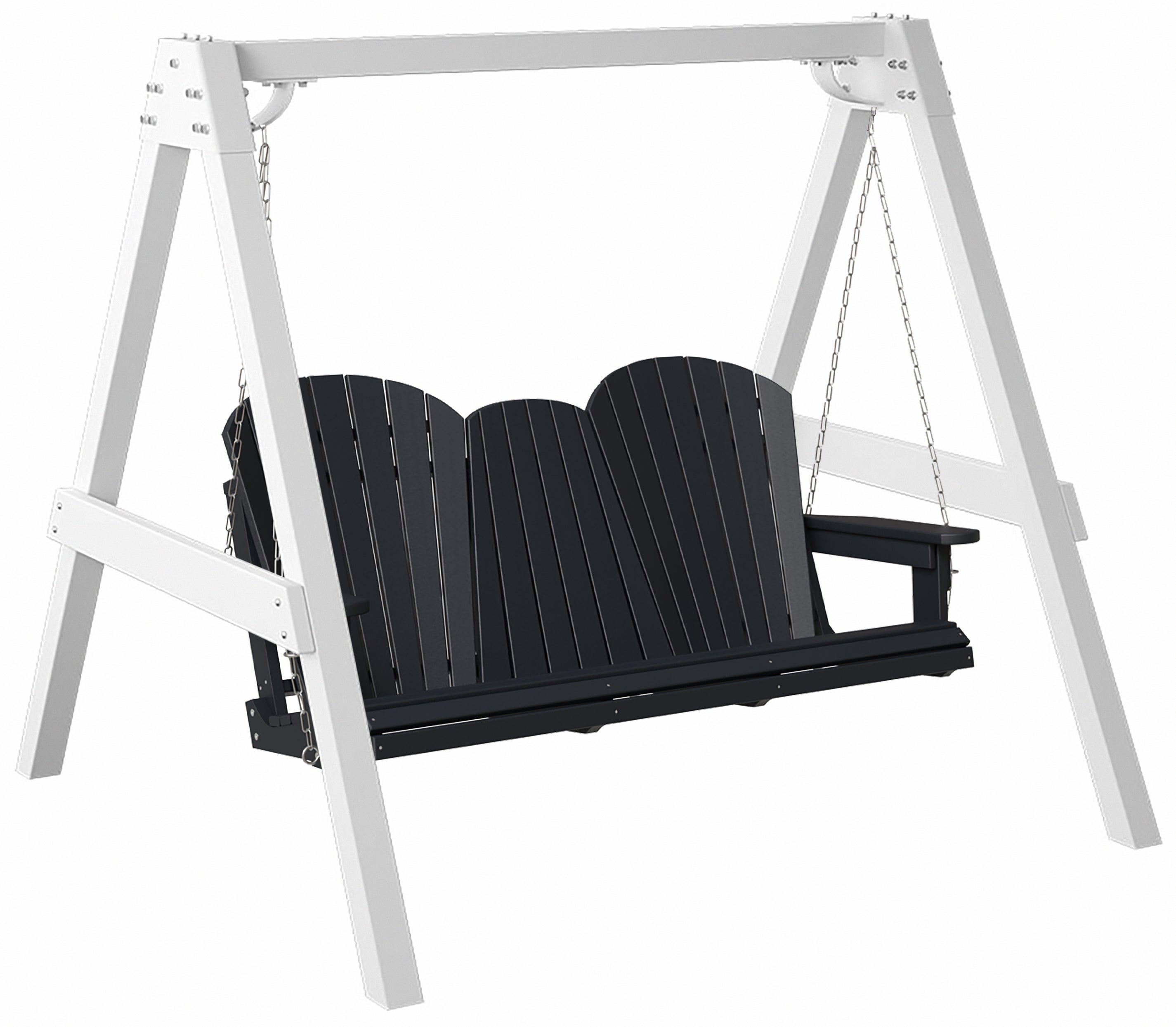 5'ft Porch Swing With Flip Down Tray & Arbor - New
