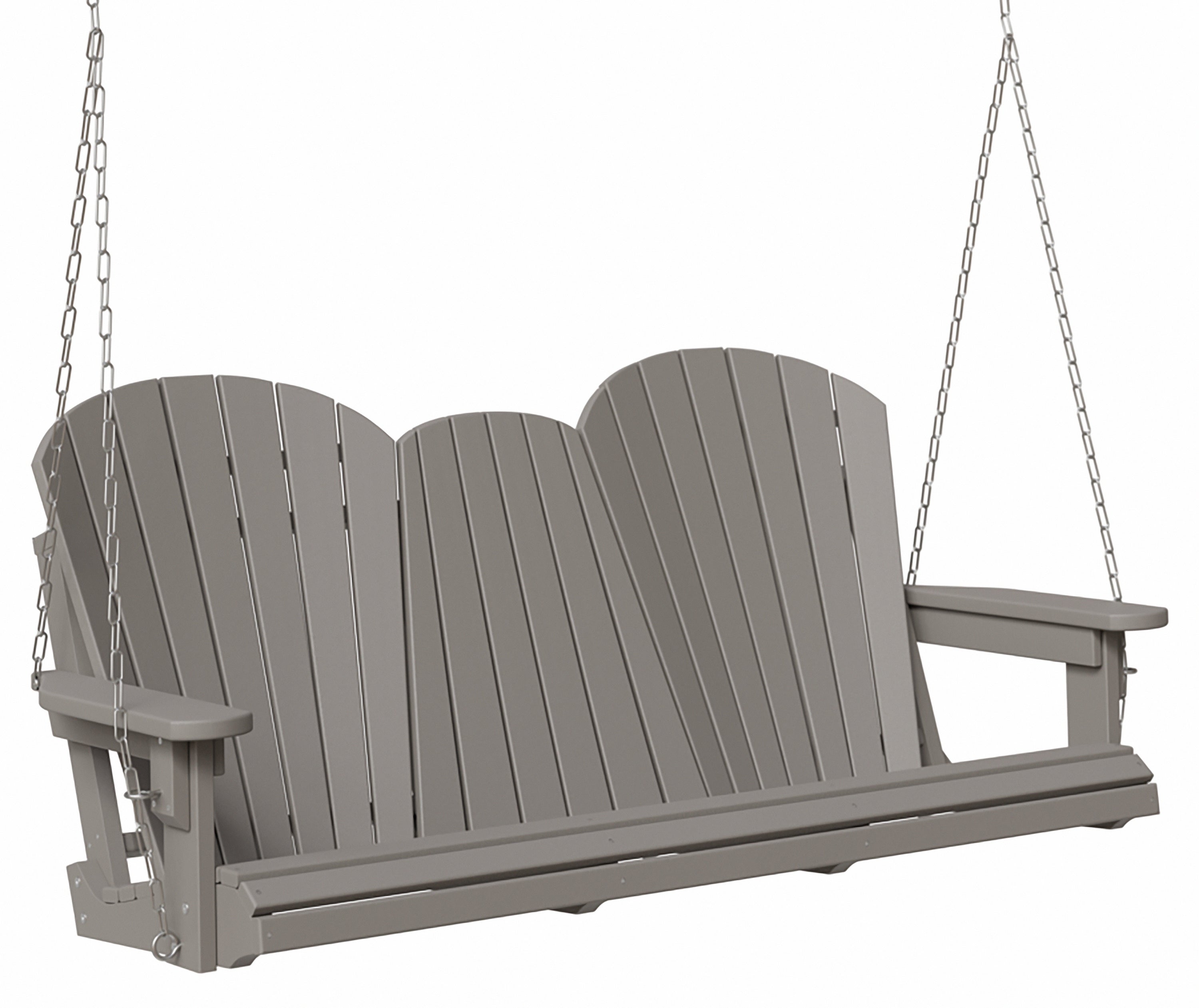 5'ft Porch Swing With Flip Down Tray & Arbor - New