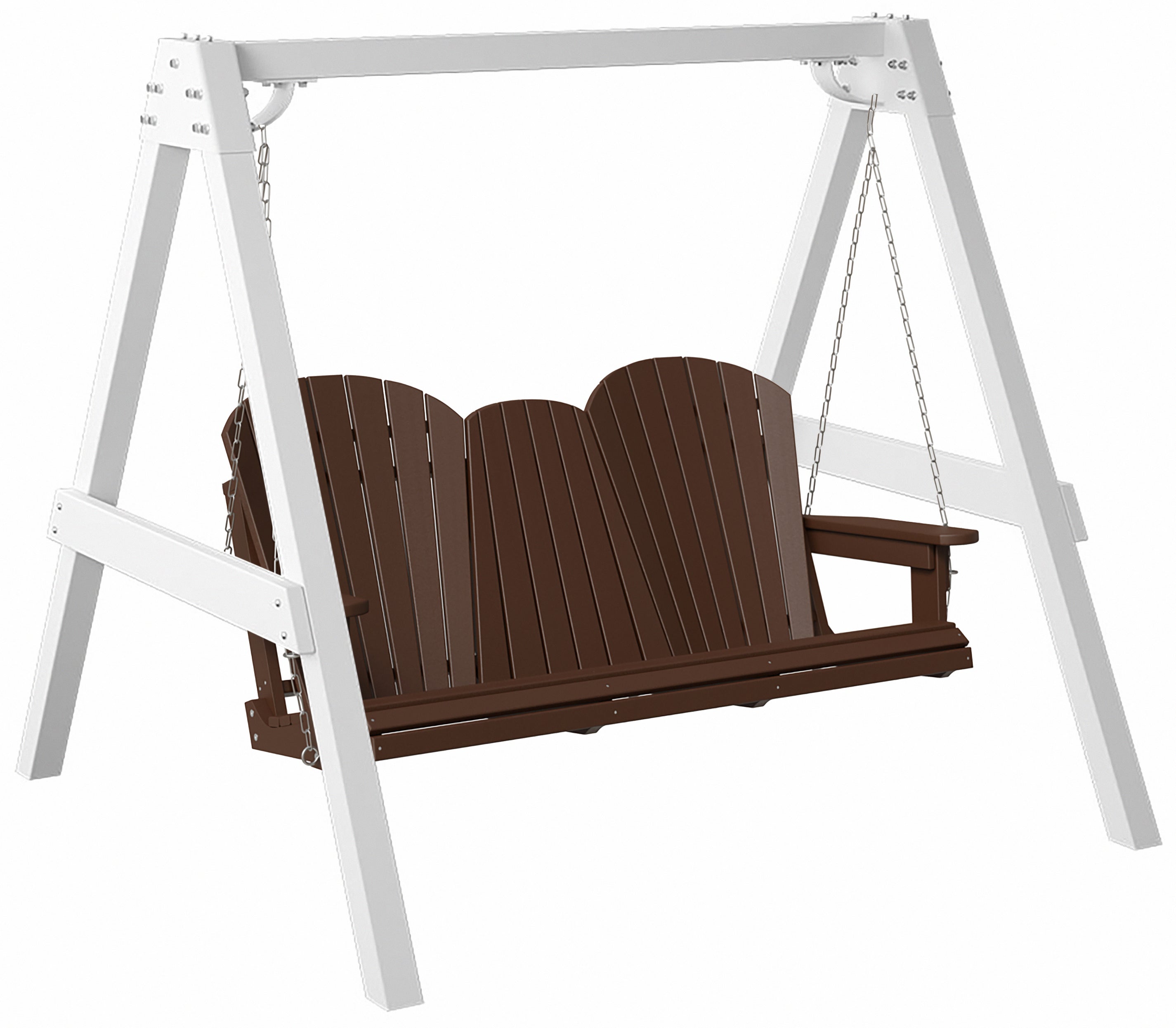 5'ft Porch Swing With Flip Down Tray & Arbor - New
