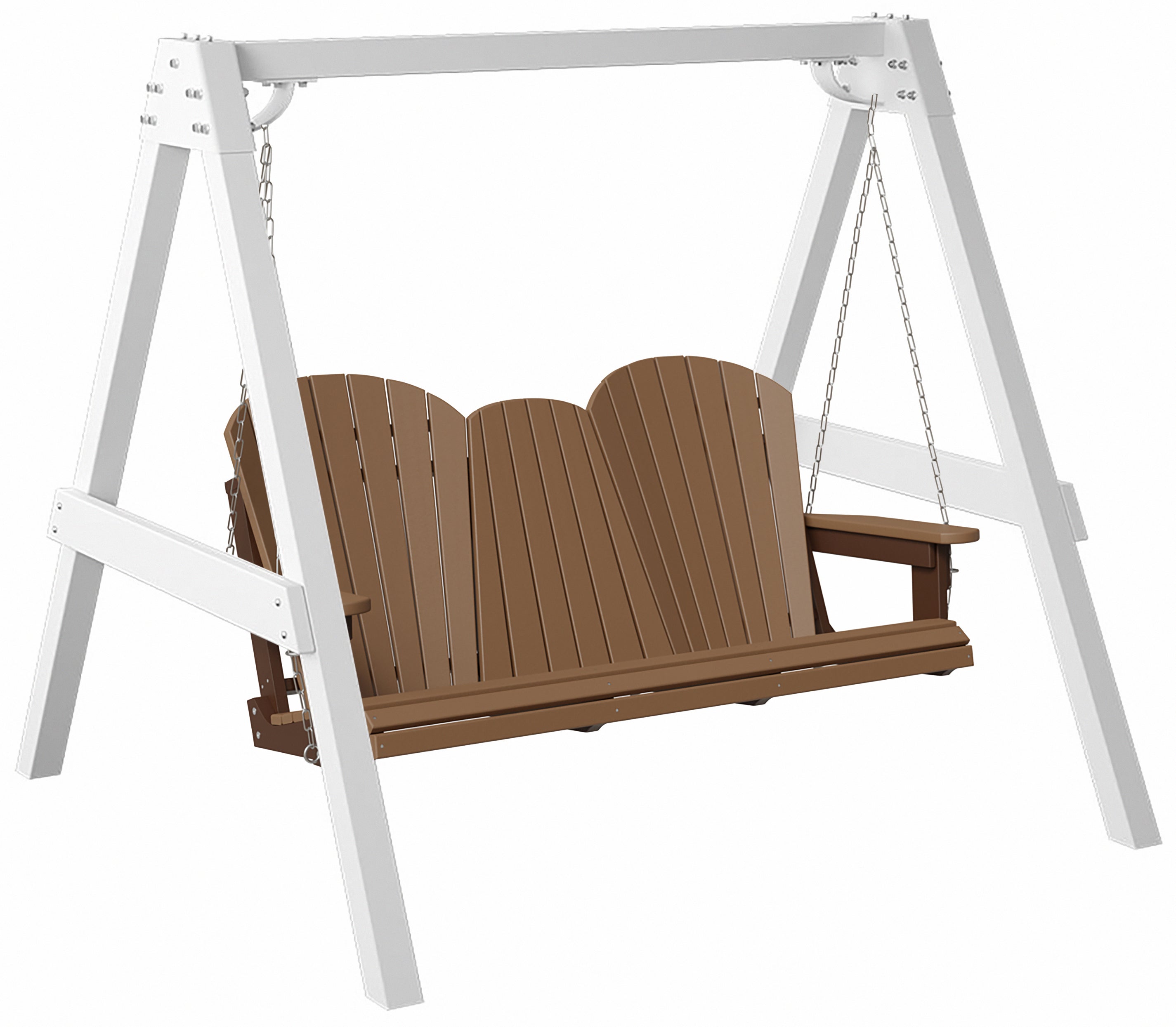 5'ft Porch Swing With Flip Down Tray & Arbor - New