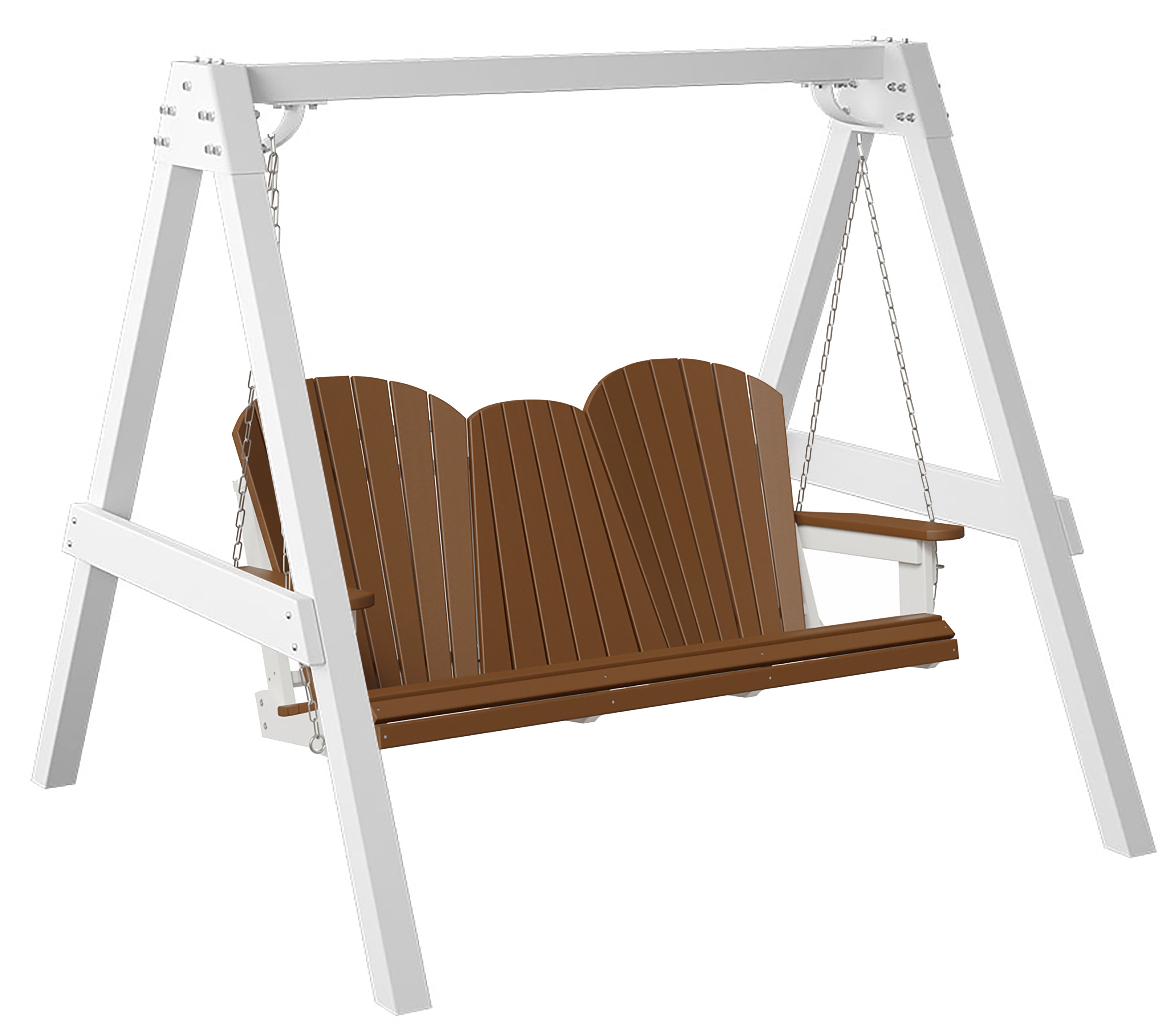 5'ft Porch Swing With Flip Down Tray & Arbor - New