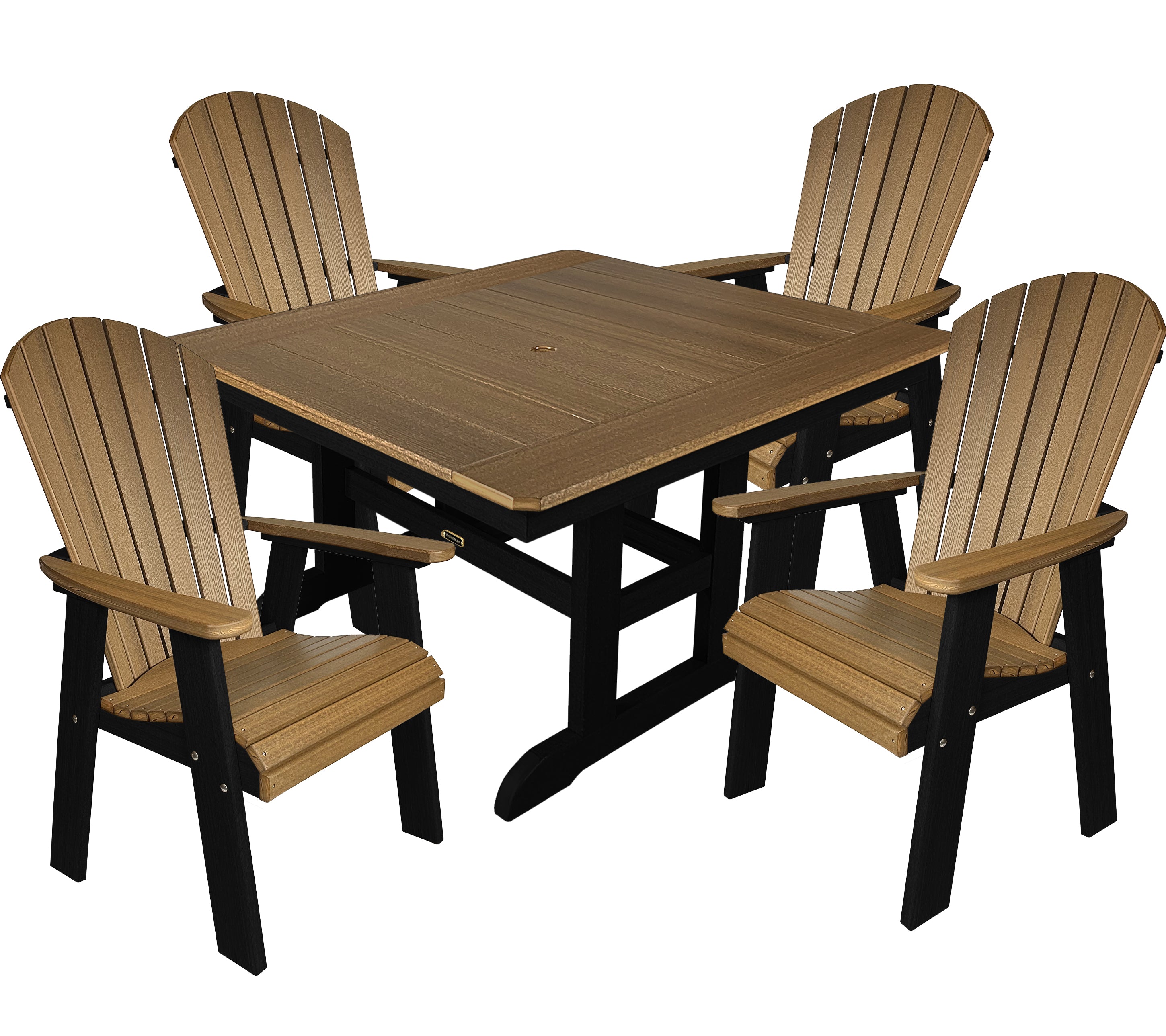 5-Piece Oceanview Adirondack Dining Set - Fully Assembled