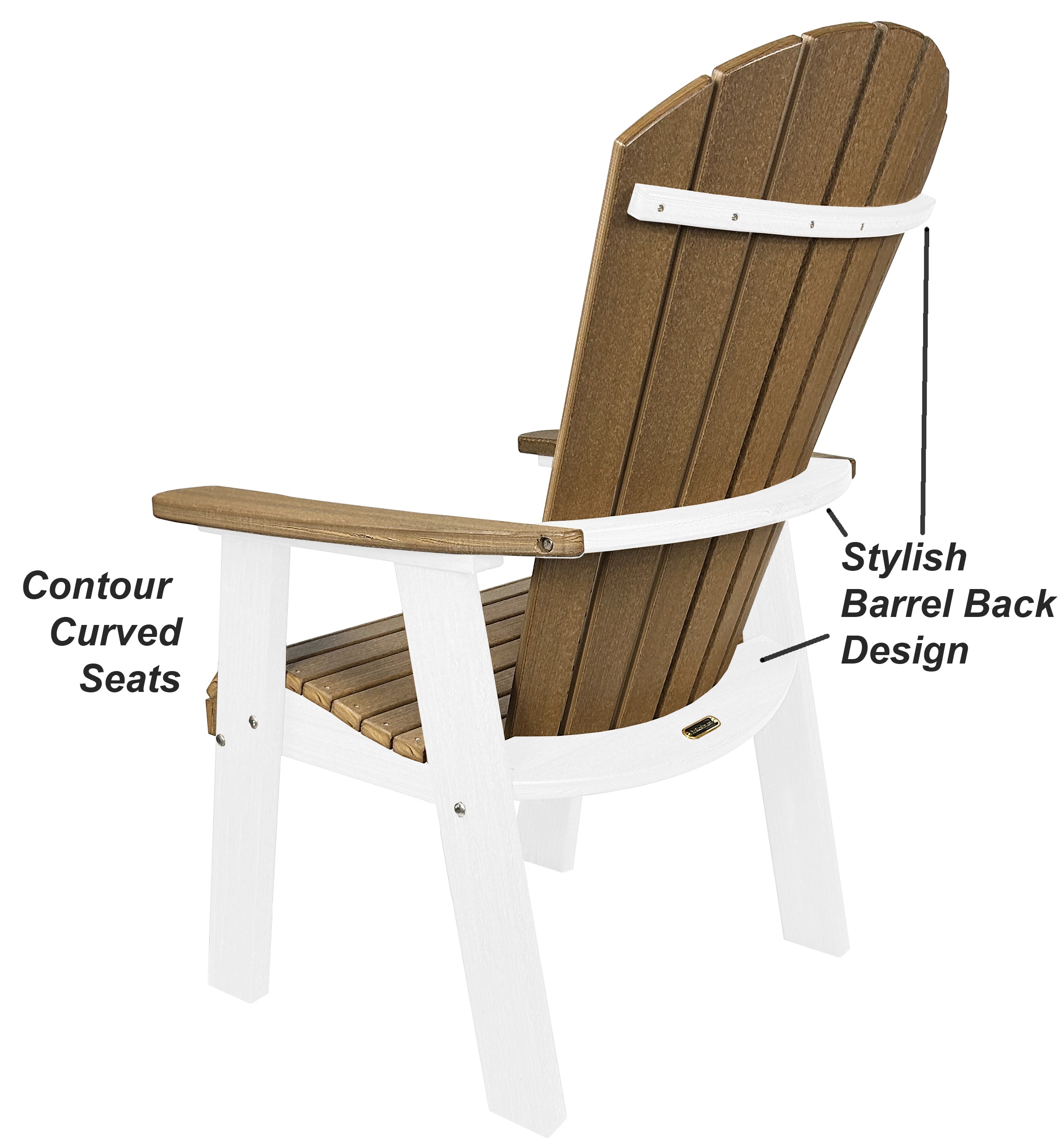 5-Piece Oceanview Adirondack Dining Set - Fully Assembled
