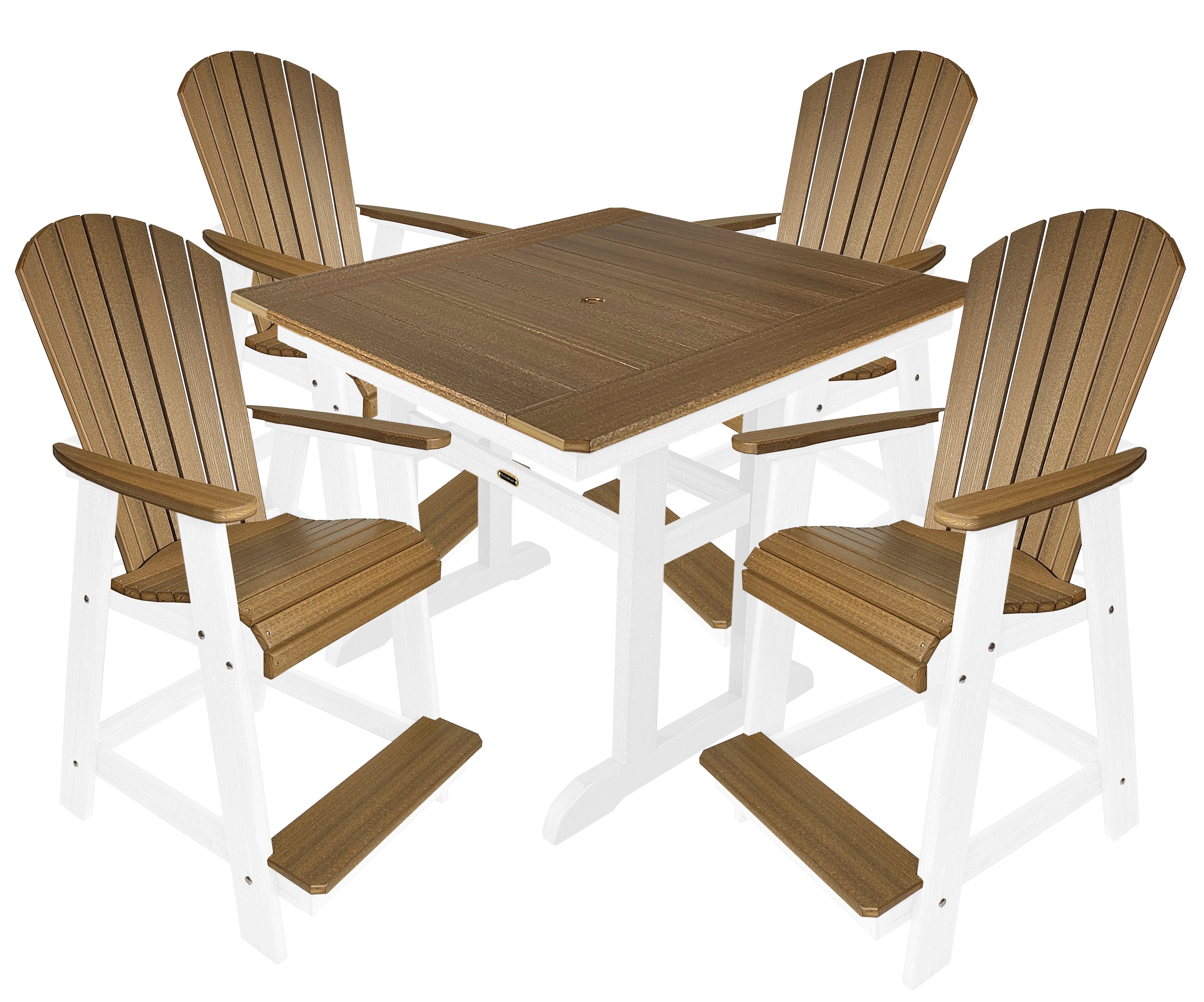5-Piece 44” x 44” Pub Counter Set - New
