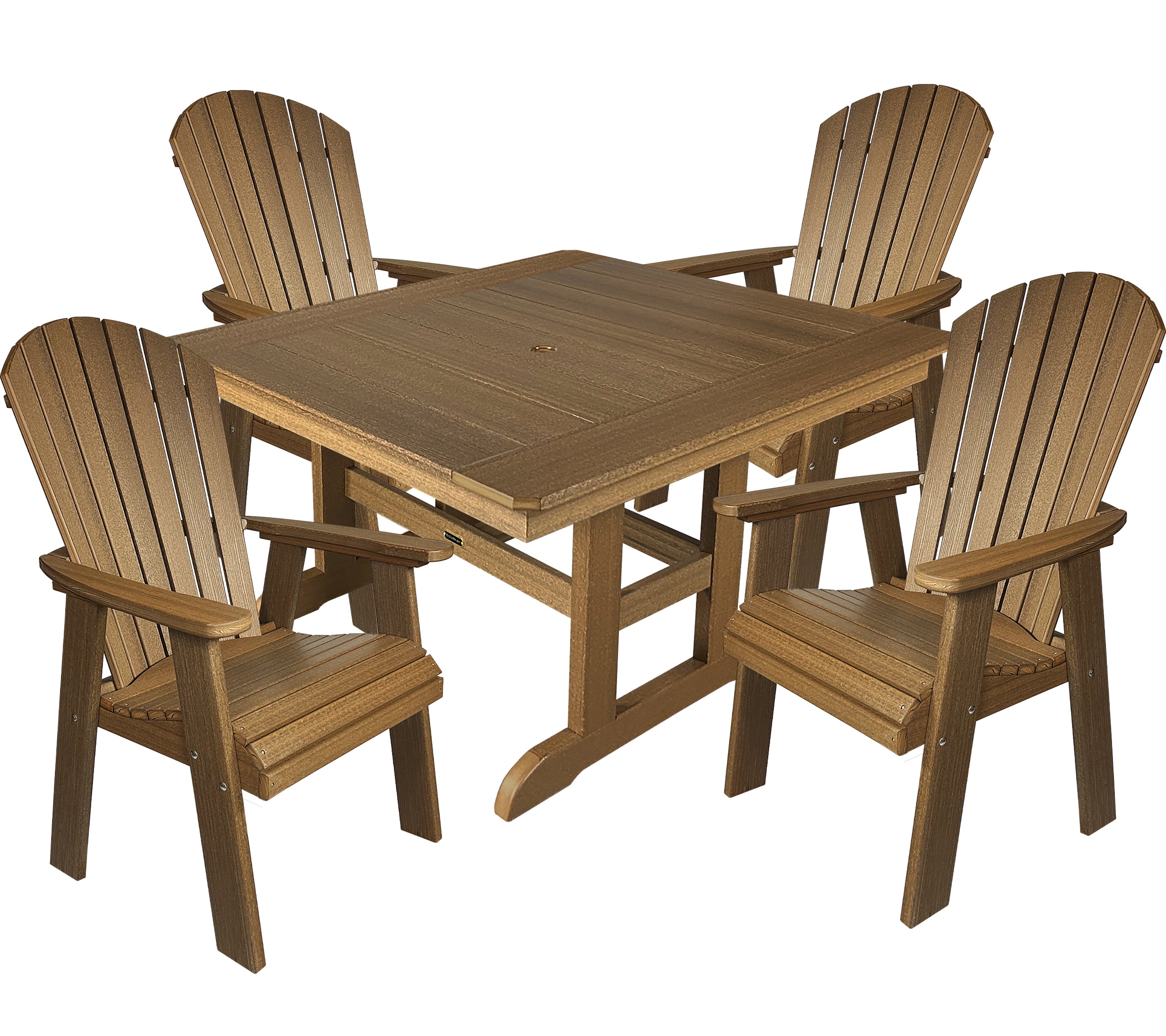 5-Piece Oceanview Adirondack Dining Set - Fully Assembled