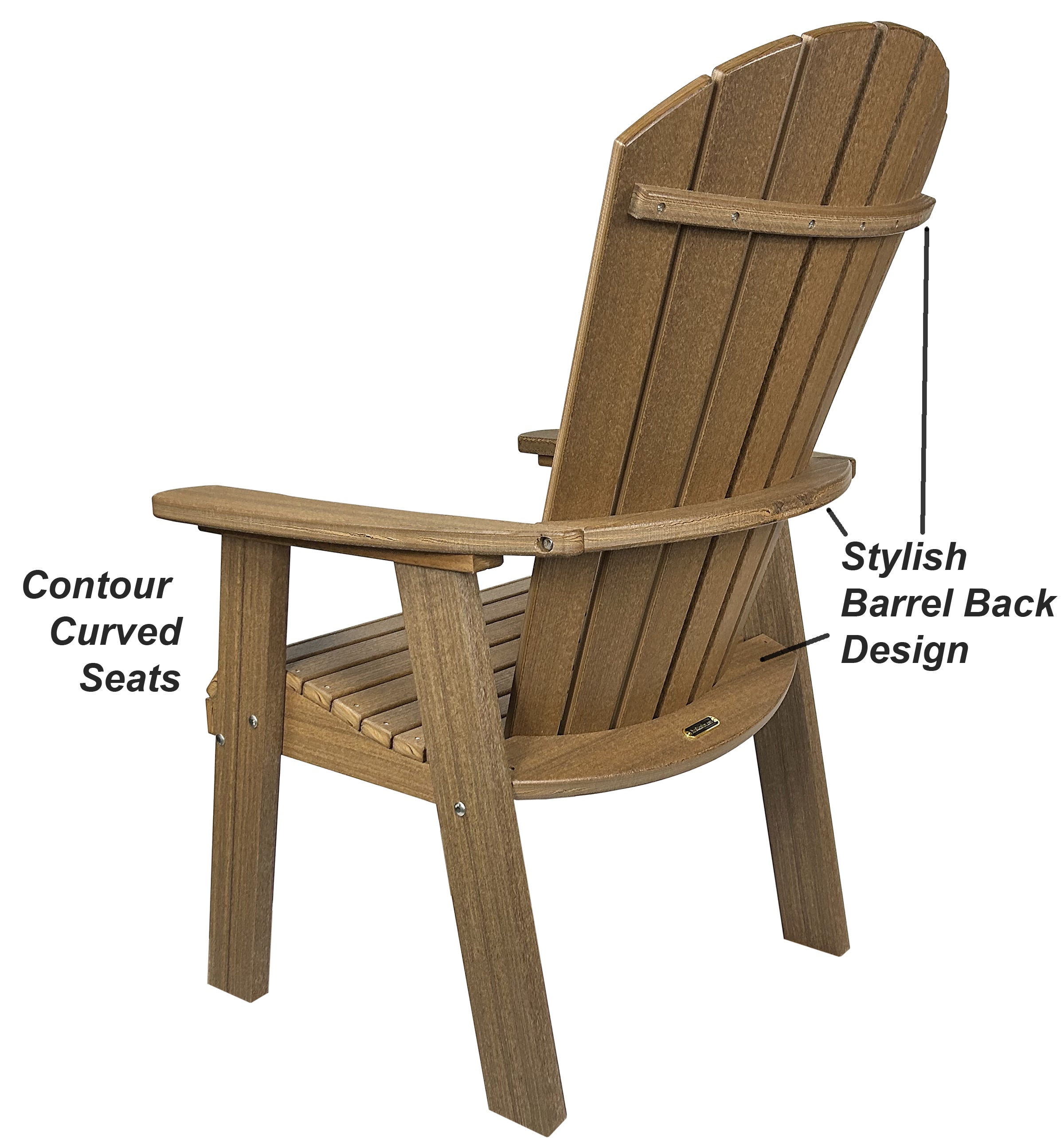 5-Piece Oceanview Adirondack Dining Set - Fully Assembled
