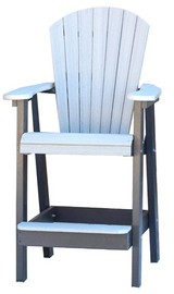DuraWeather Poly Adirondack Bar Chair Set