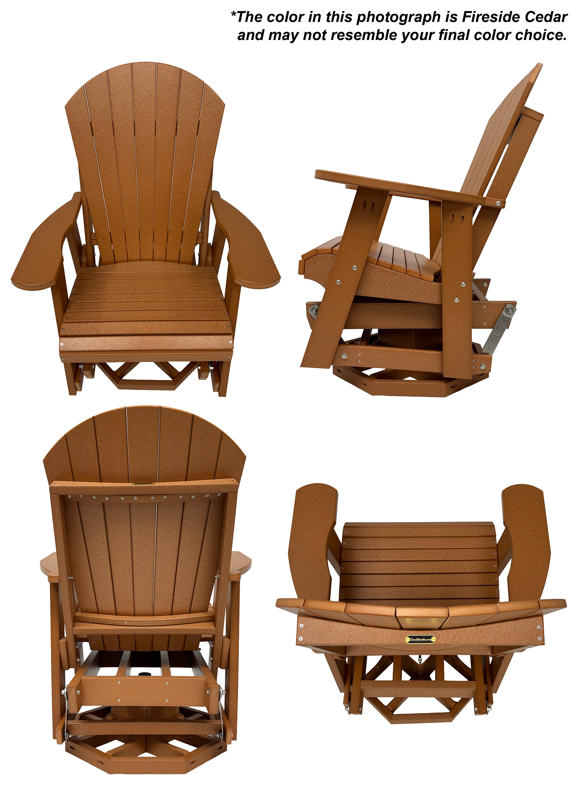 Adirondack Swivel Glider