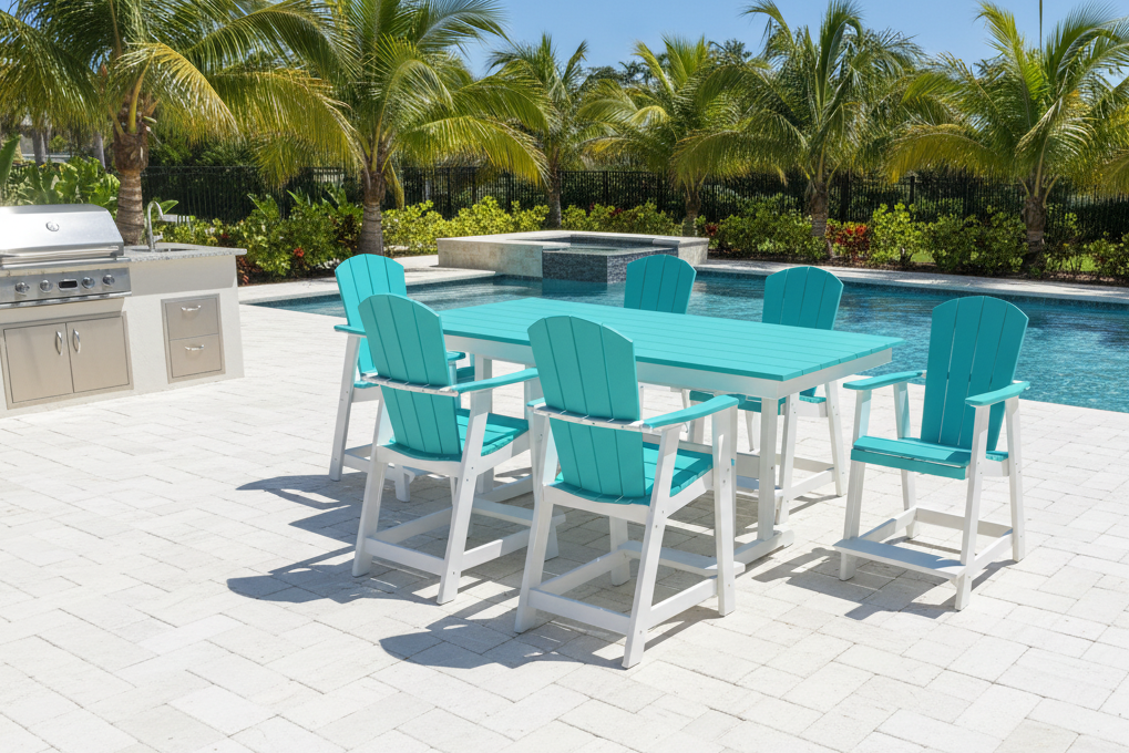 7-Piece Maybeck Adirondack Counter Set