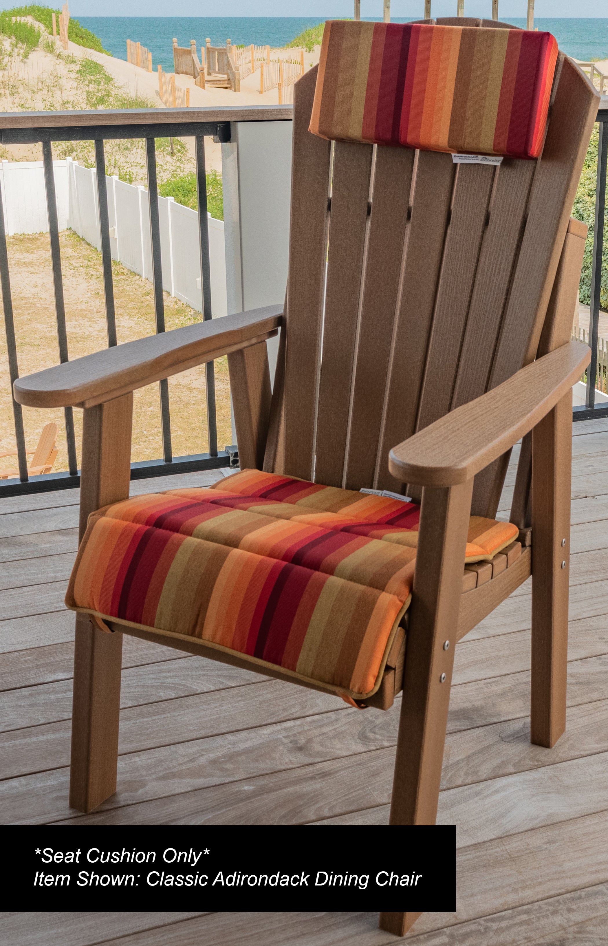 Dining, Counter, Rocker, & Glider Chair Seat Cushions Sunbrella® Fabric (18 Colors Options!)