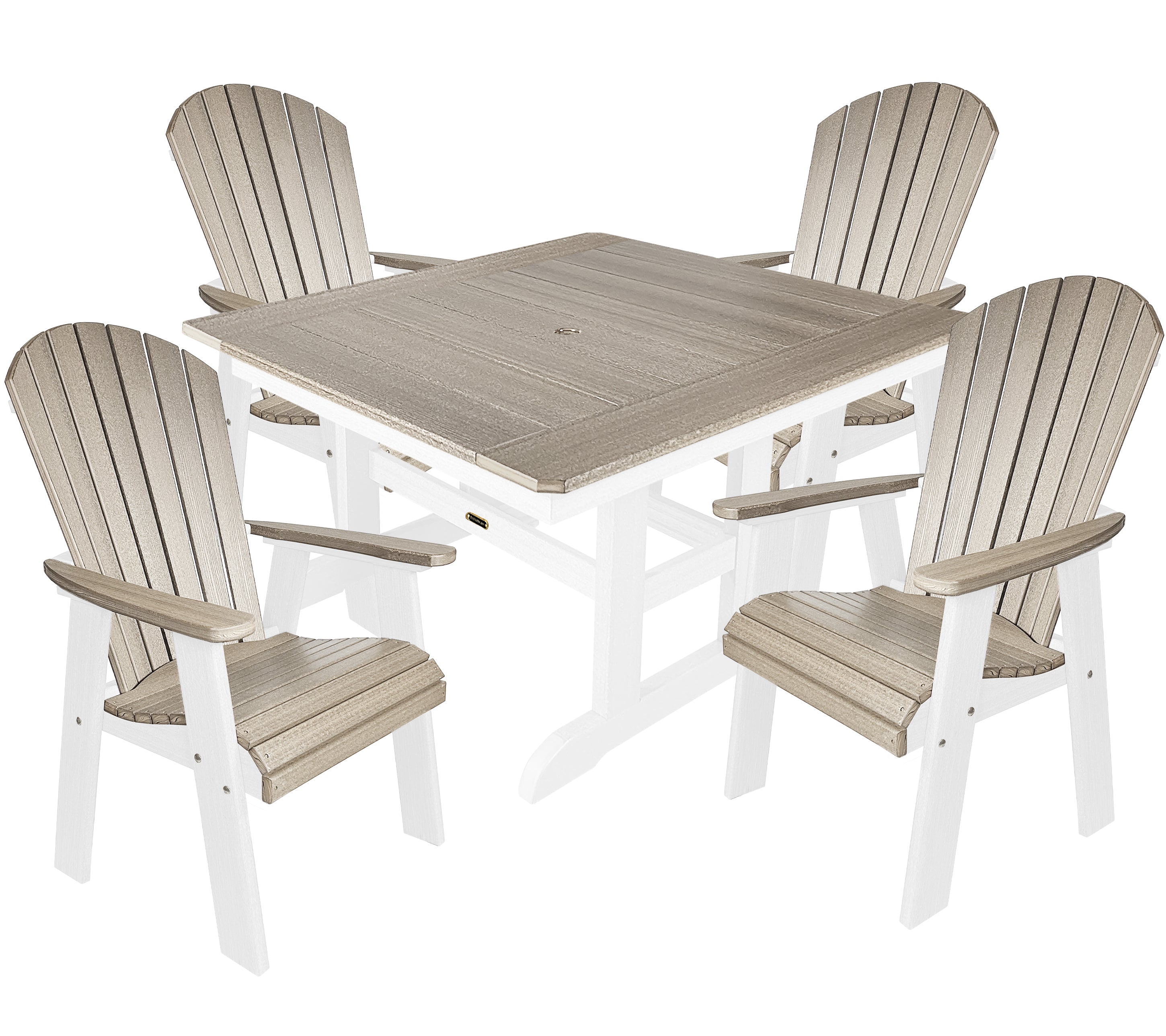 5-Piece Oceanview Adirondack Dining Set - Fully Assembled