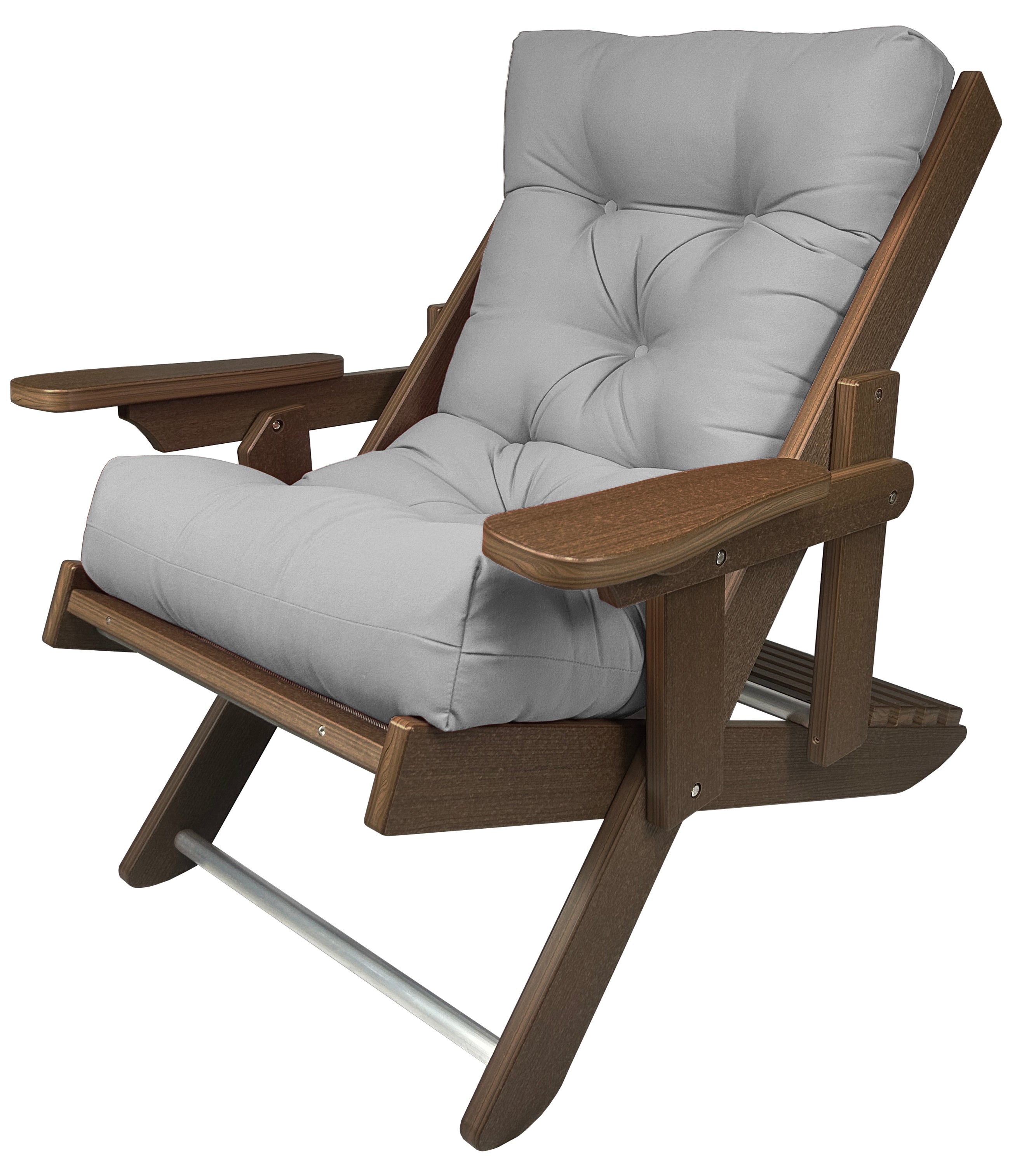 Original Cloud Comfort Folding & Reclining Chair (Wood Grain Texture)