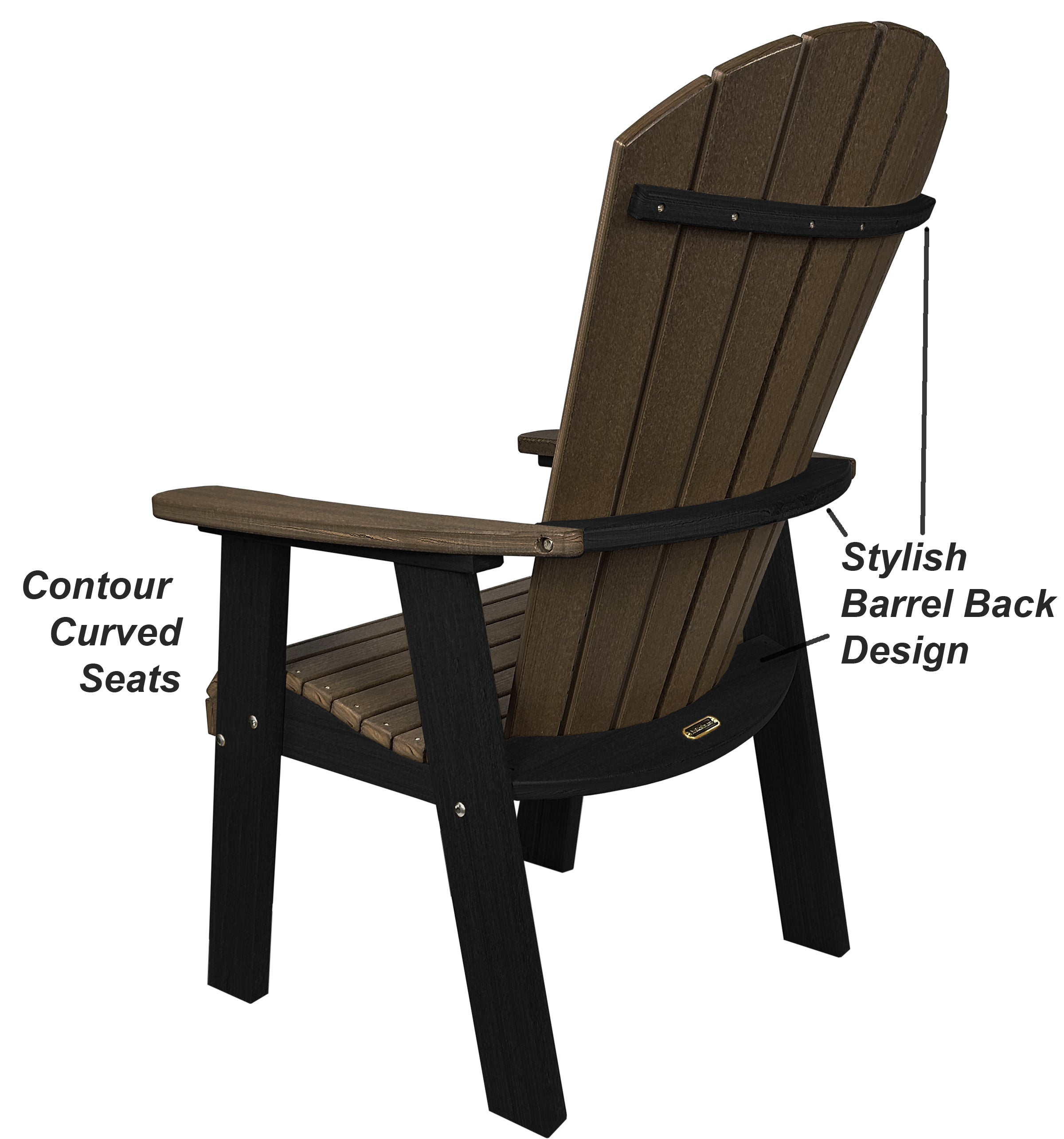 5-Piece Oceanview Adirondack Dining Set - Fully Assembled
