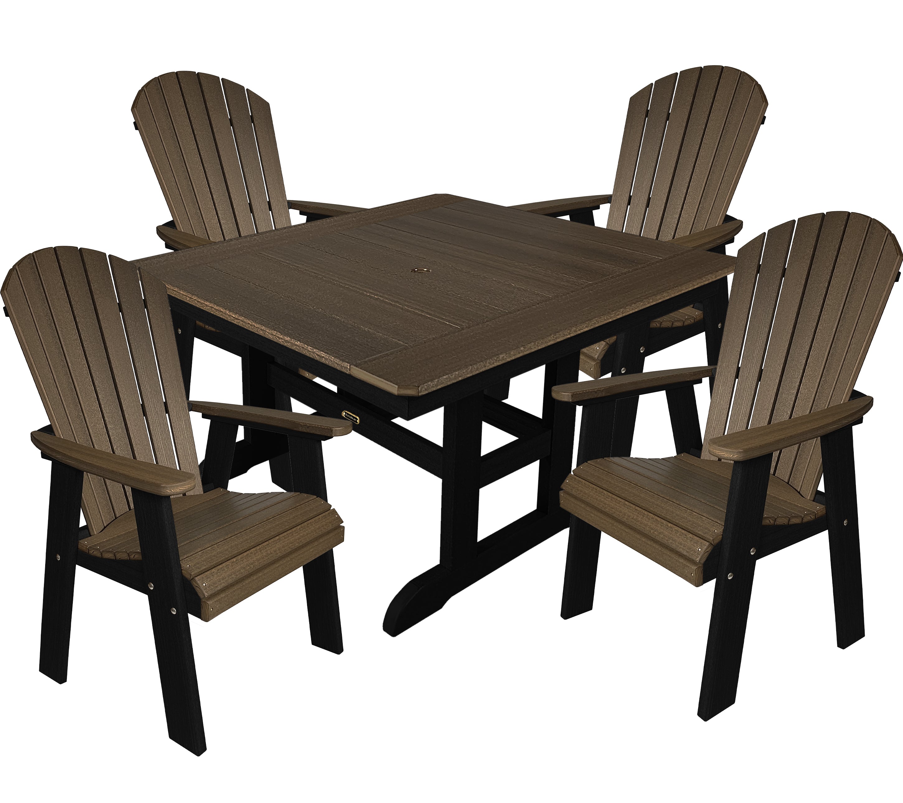 5-Piece Oceanview Adirondack Dining Set - Fully Assembled