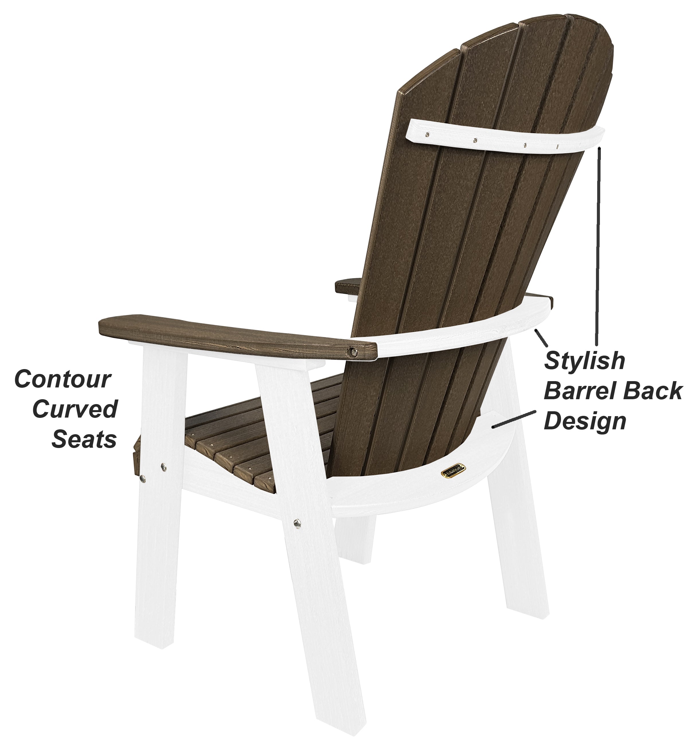 5-Piece Oceanview Adirondack Dining Set - Fully Assembled