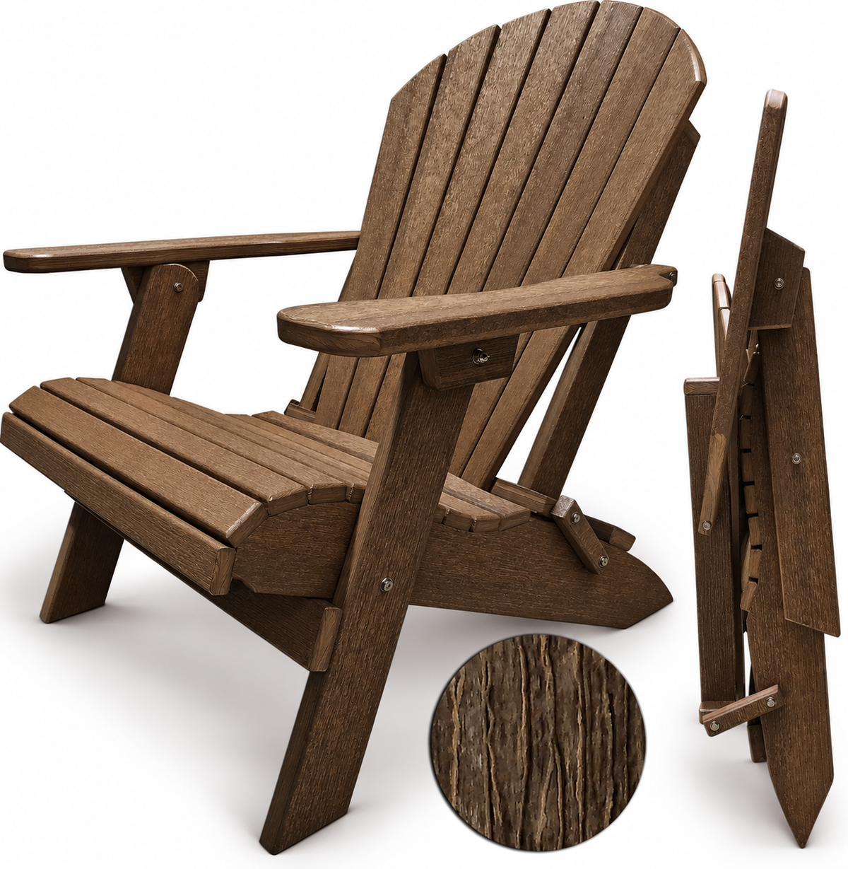 Folding Adirondack Chair King Size