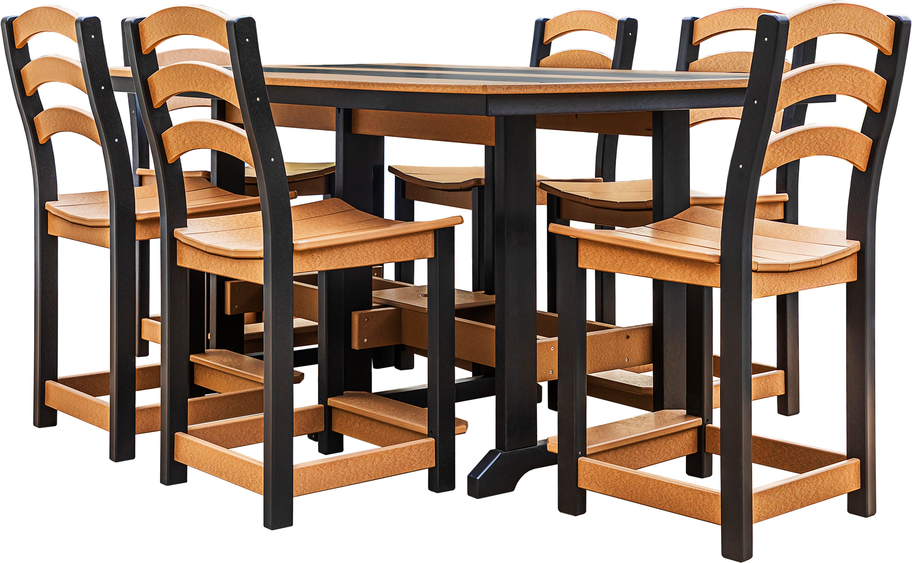 DuraWeather Poly&reg; 7-Piece Gardenia Counter Set