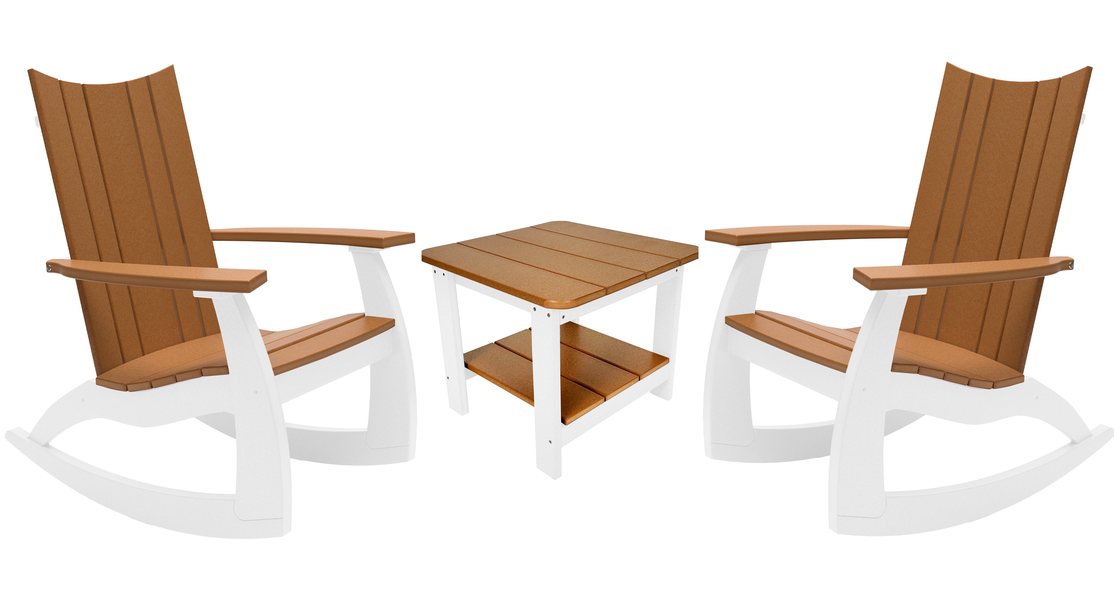 3-Piece Edge Modern Porch Rocker Set