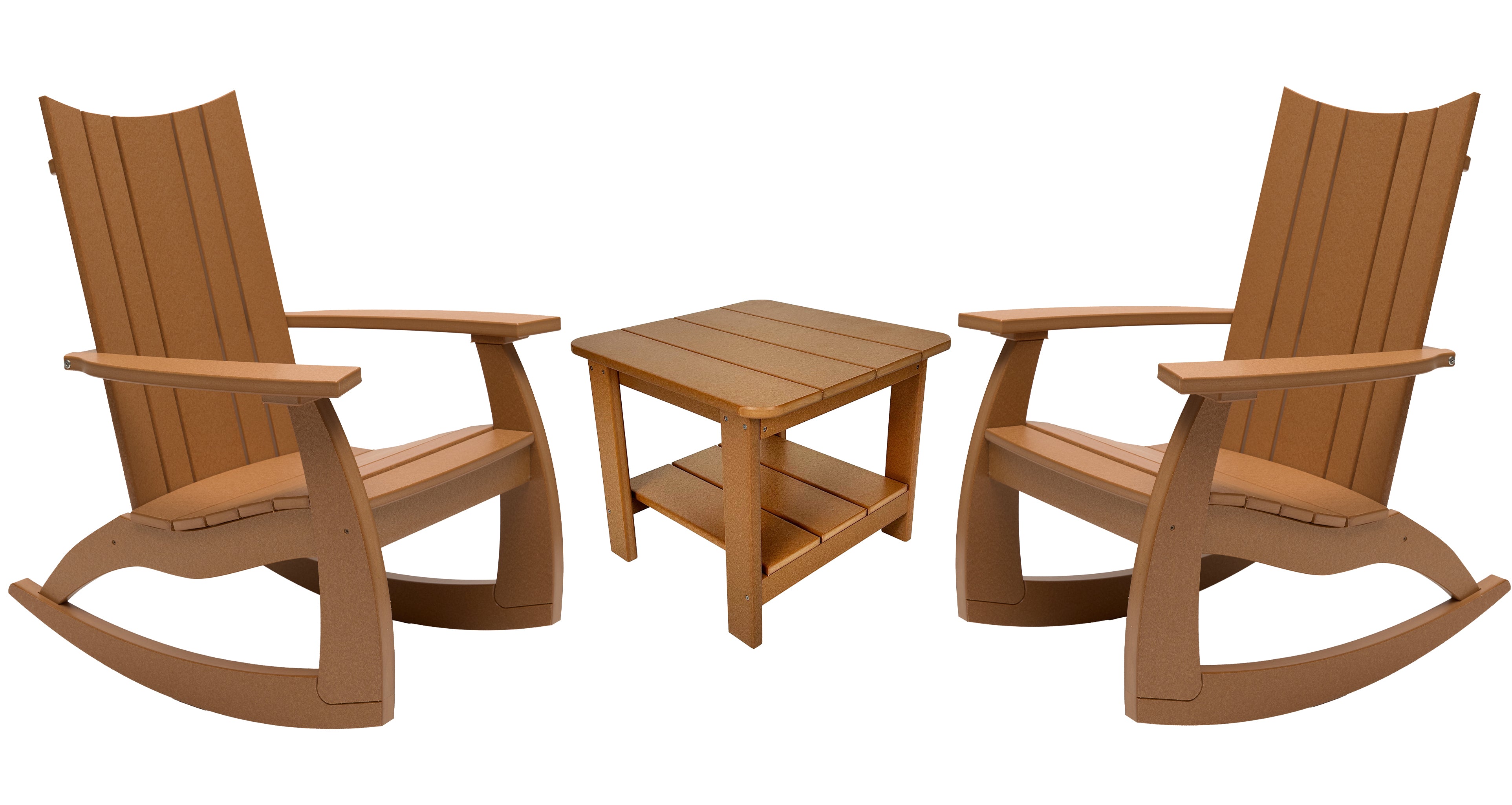 3-Piece Edge Modern Porch Rocker Set