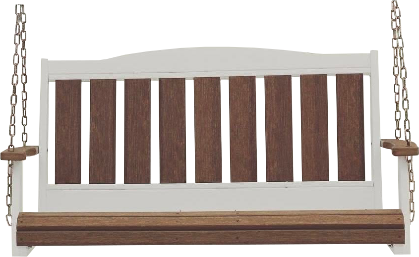 DURAWEATHER POLY ENGLISH GARDEN MISSION 4'FT PORCH SWING