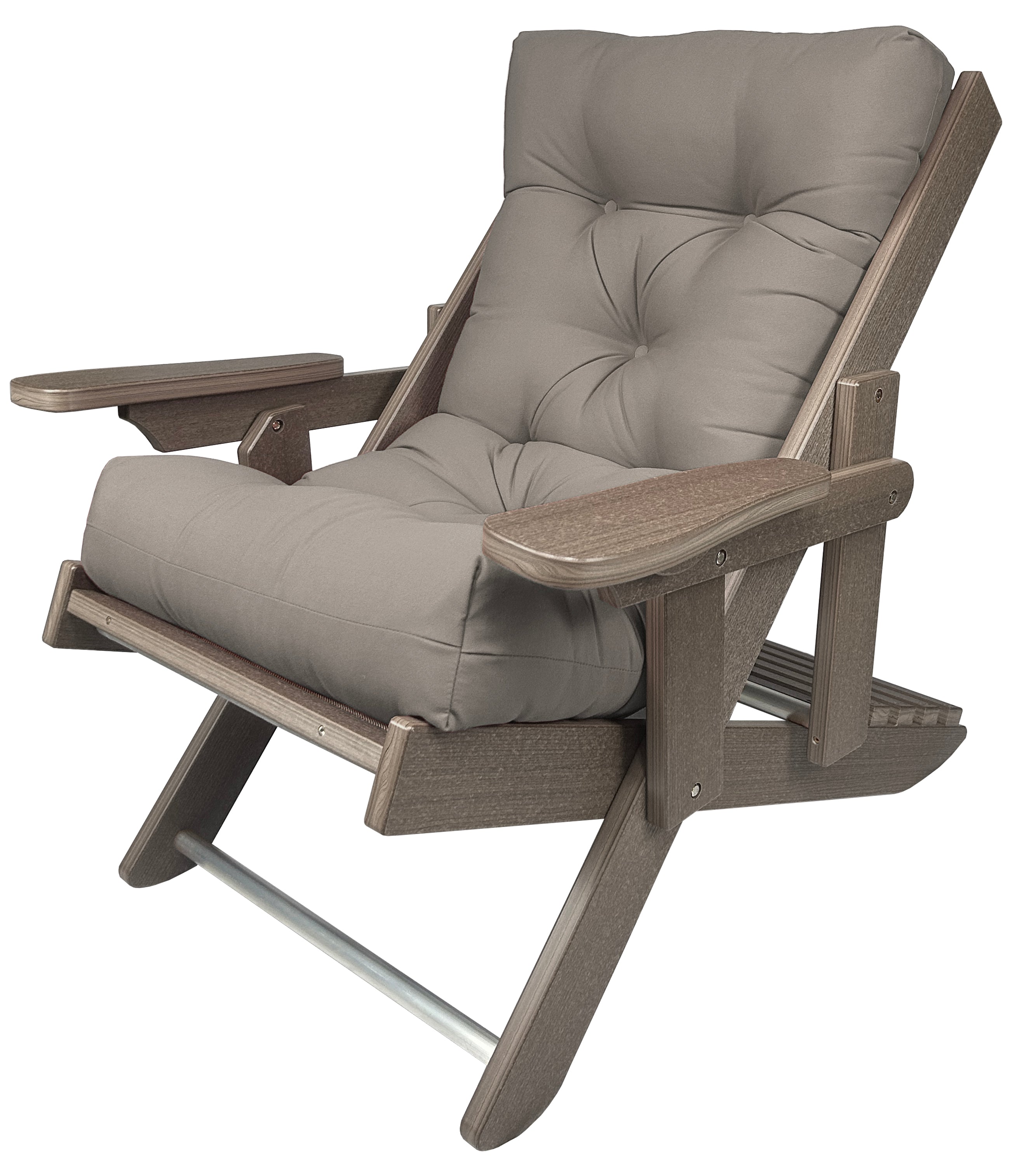 Original Cloud Comfort Folding & Reclining Chair (Wood Grain Texture)