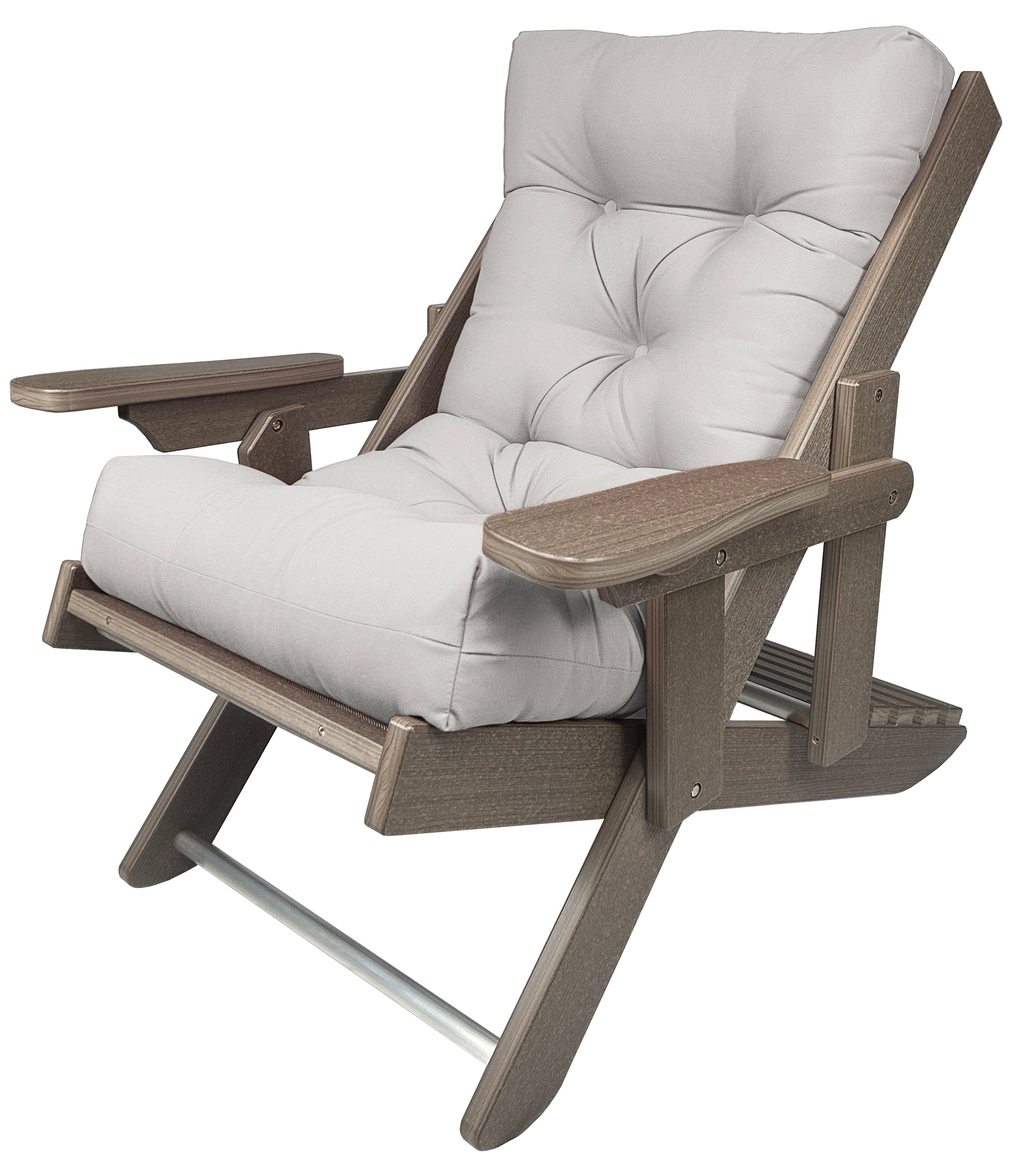 Original Cloud Comfort Folding & Reclining Chair (Wood Grain Texture)