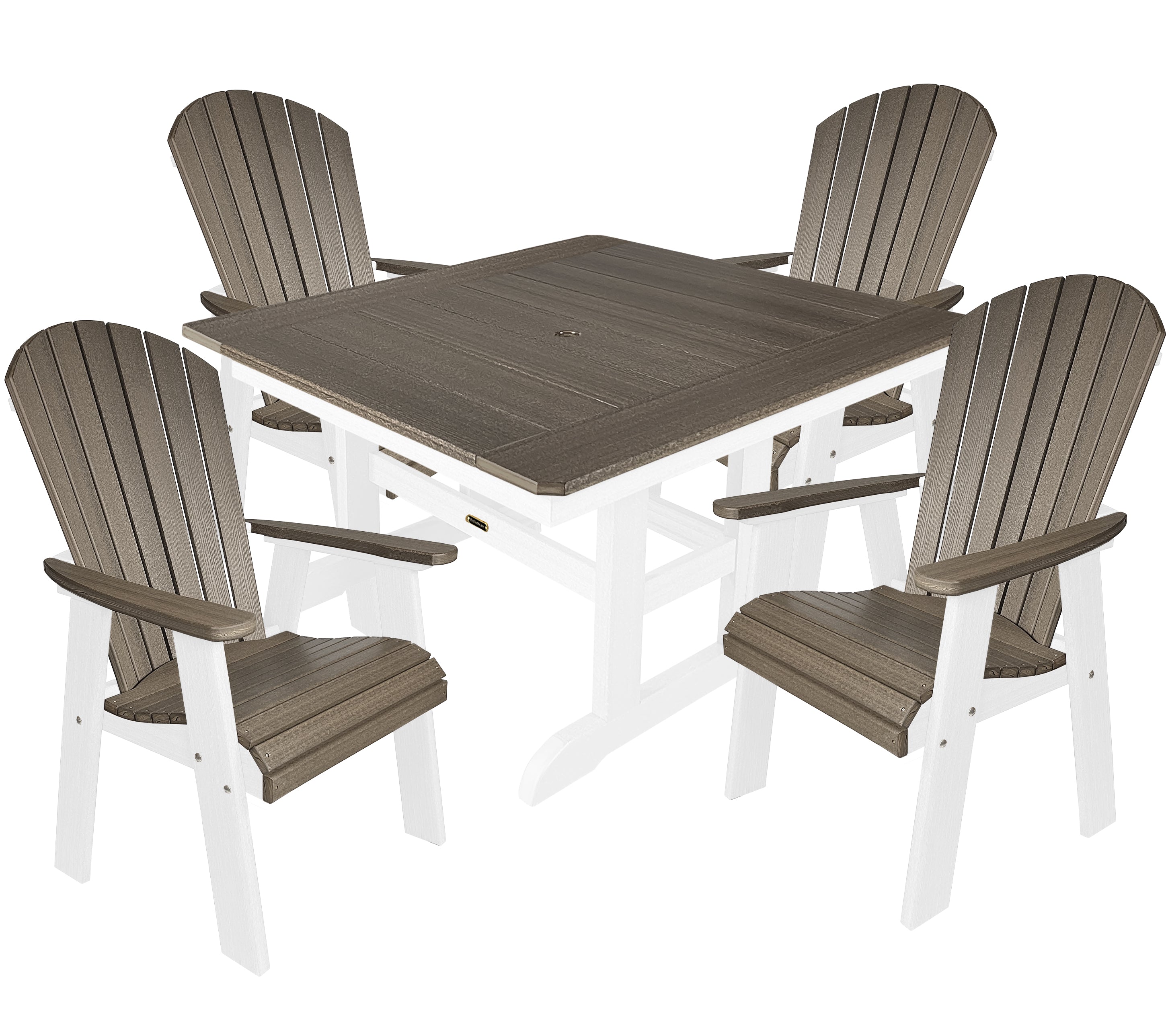 5-Piece Oceanview Adirondack Dining Set - Fully Assembled