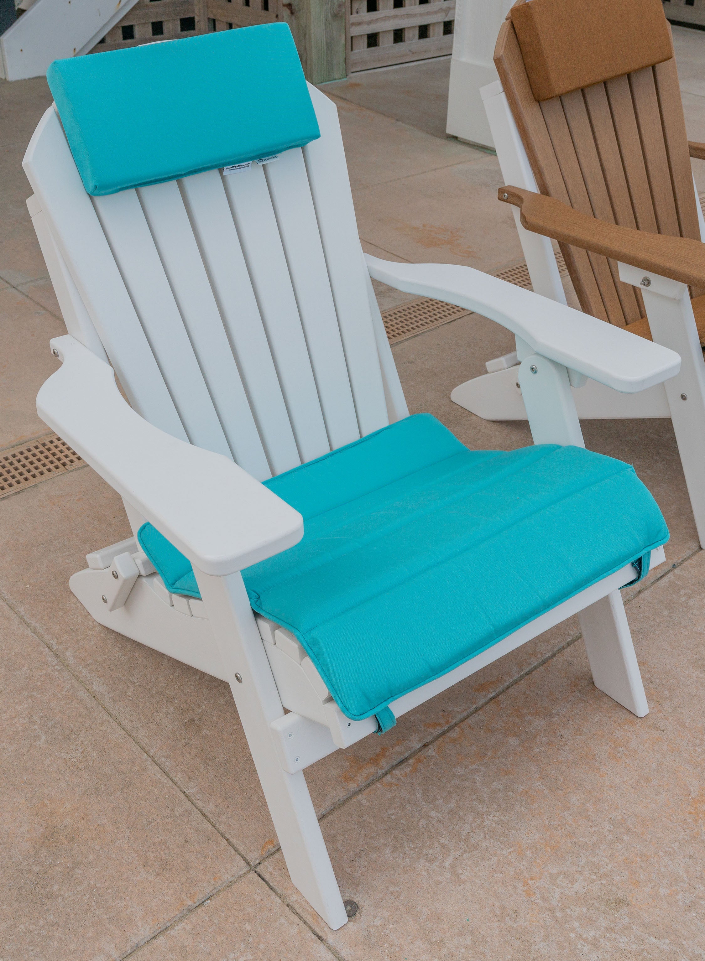 Folding And Stationary Adirondack Chair Seat Cushions Sunbrella® Fabric (18 Colors Options!)