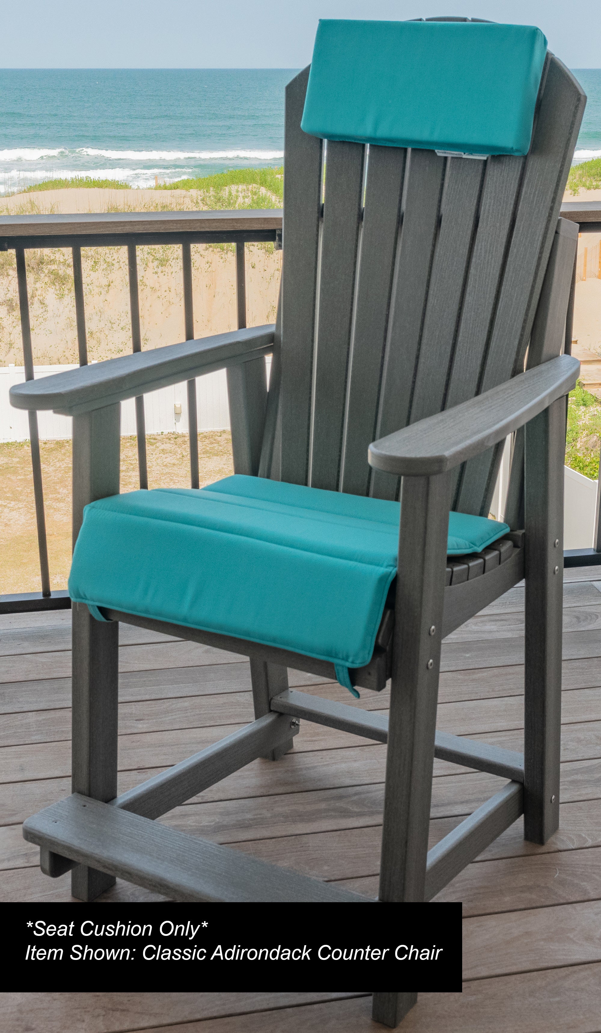 Dining, Counter, Rocker, & Glider Chair Seat Cushions Sunbrella® Fabric (18 Colors Options!)